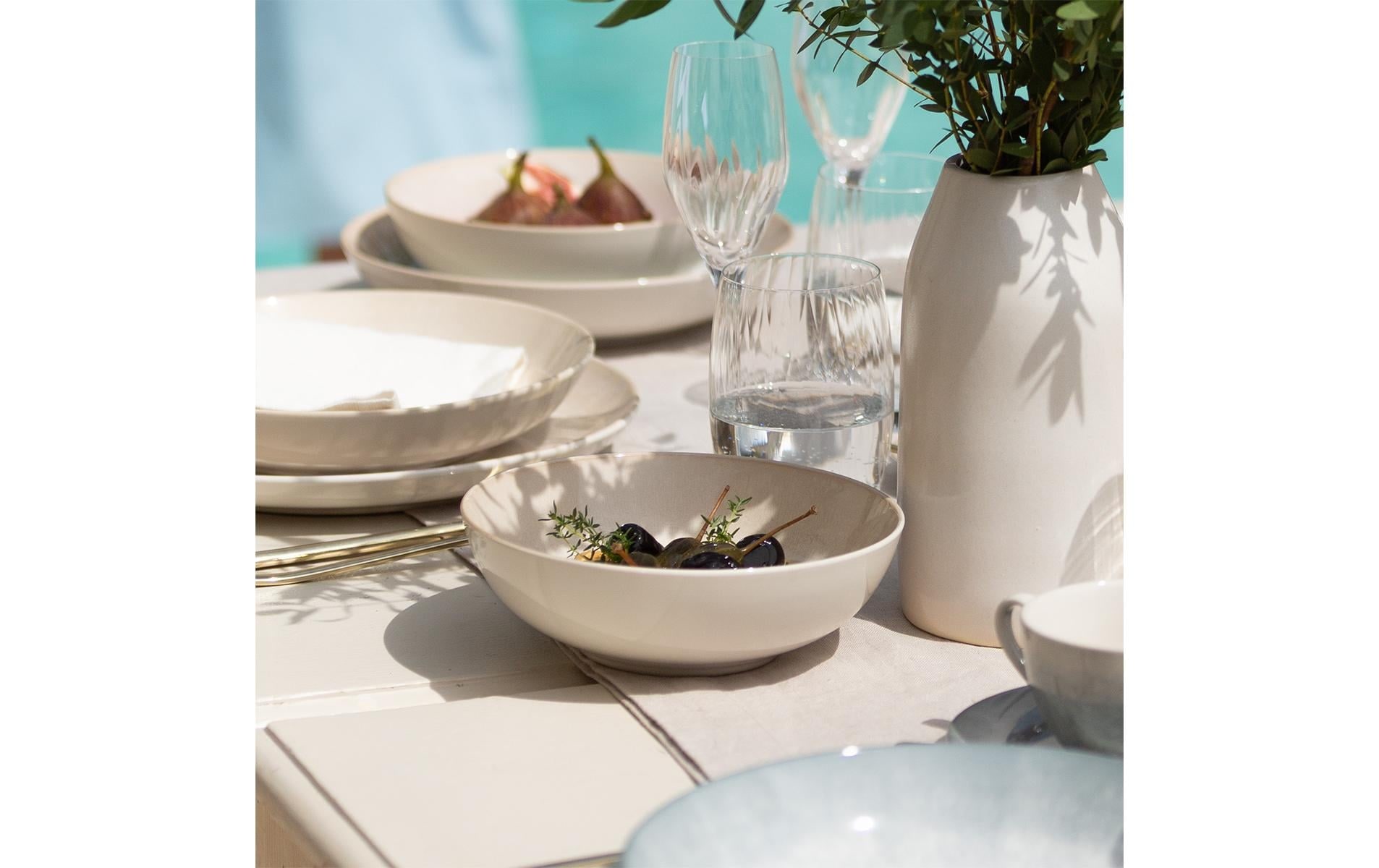   Dessertschale »Lunasol Elements Vulcano Sand 4 Stück, 18 cm« aus Steingut