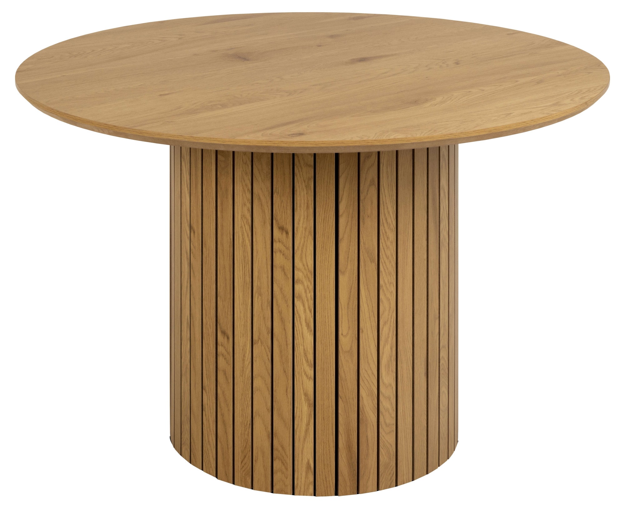 ACTONA GROUP Table de salle à manger »Yale« Table, table à manger, choix OTTO,  Table à manger, aspect chêne sauvage, pied lamellé, brun, ronde, Ø : 120 cm
