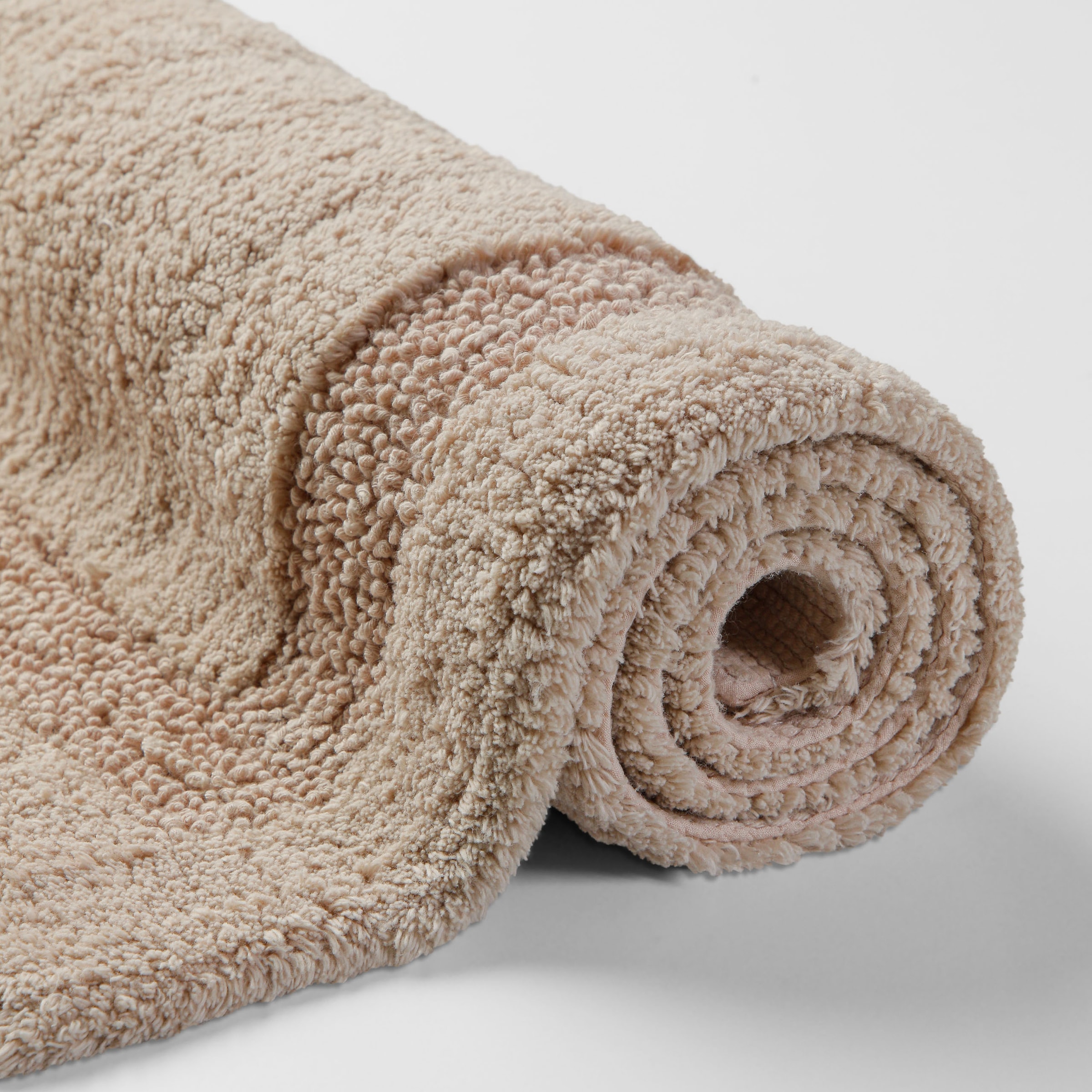 GOODproduct Badematte »Meellor« Höhe 20 mm rutschhemmend beschichtet fussbodenheizungsgeeignet Badteppich, getuftet, modern, Uni, antirutsch, flauschig, Baumwolle