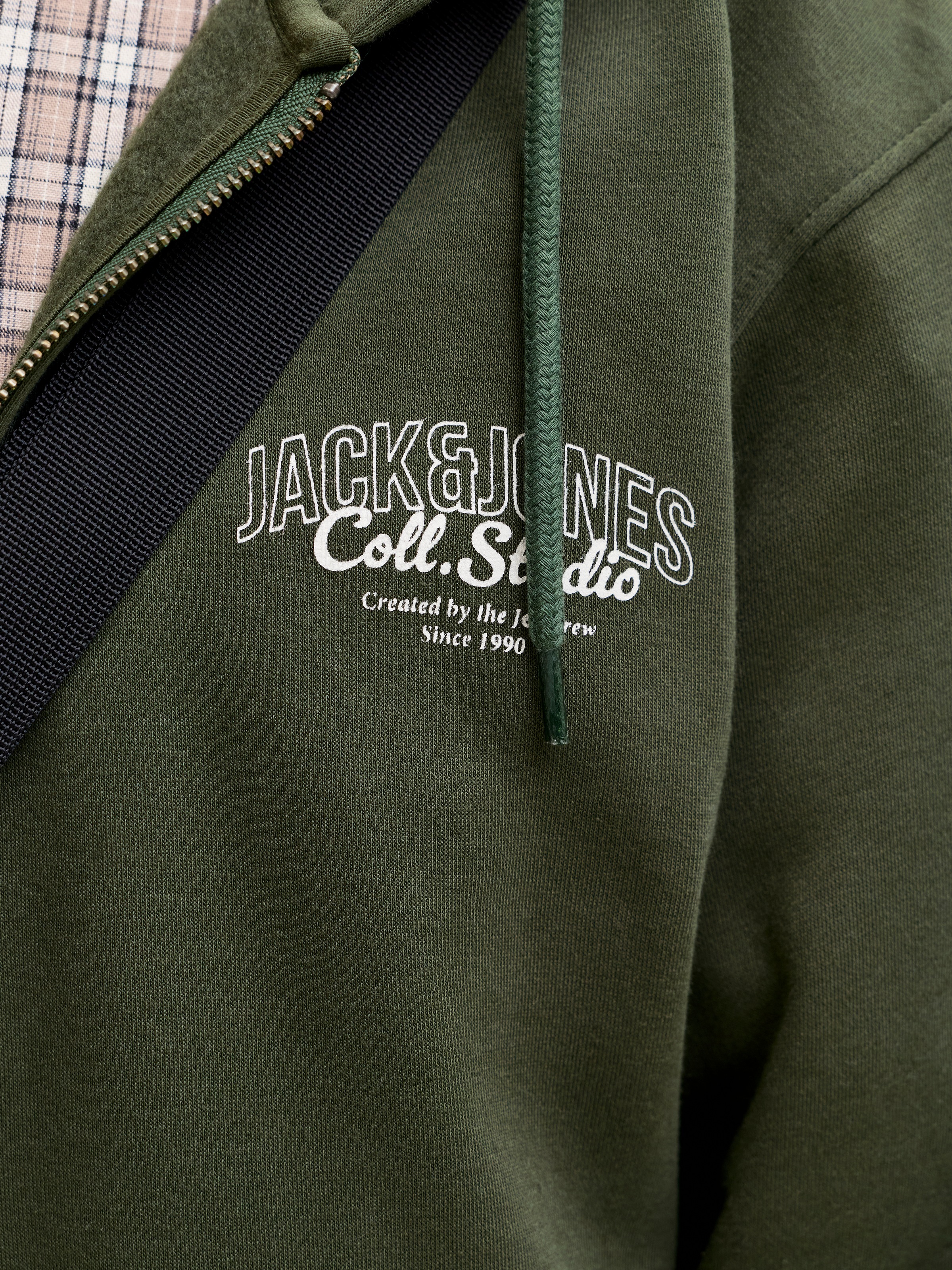 Jack & Jones Sweat à capuche »JJMAKOTO SWEAT ZIP HOOD«
