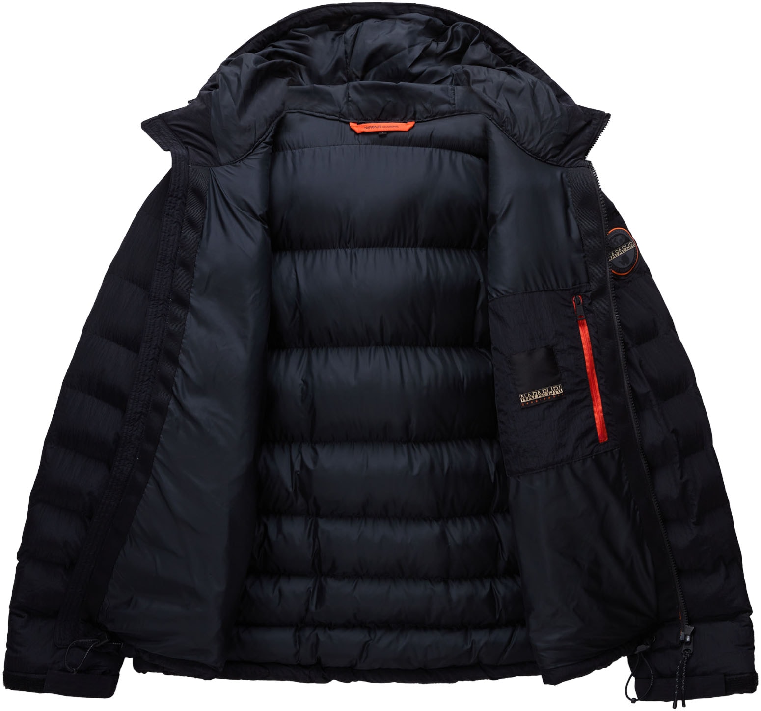 Napapijri Veste fonctionnelle »A-TEREZ« mit Kapuze Regular fit mit Kapuze mit Stehkragen