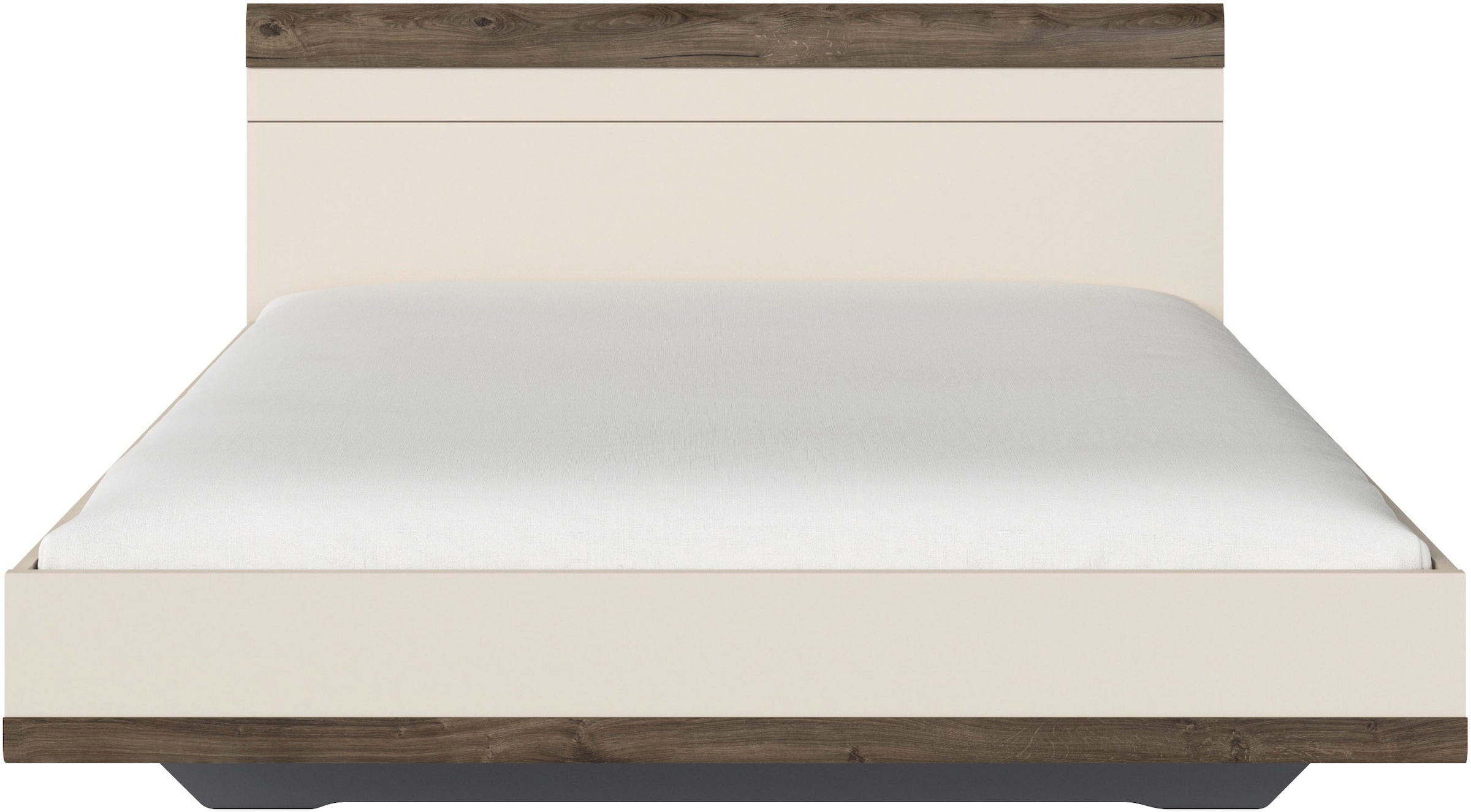 rauch »Bett Doppelbett Holzbett SAJO« avec accents de couleur à hauteur d'assise confortable MADE IN GERMANY