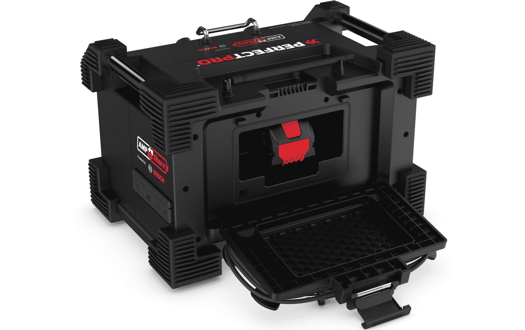 PerfectPro Baustellenradio »Rockhart 18 V« ( ) Display, Equalizer, SD-Kartenslot, Senderspeicher