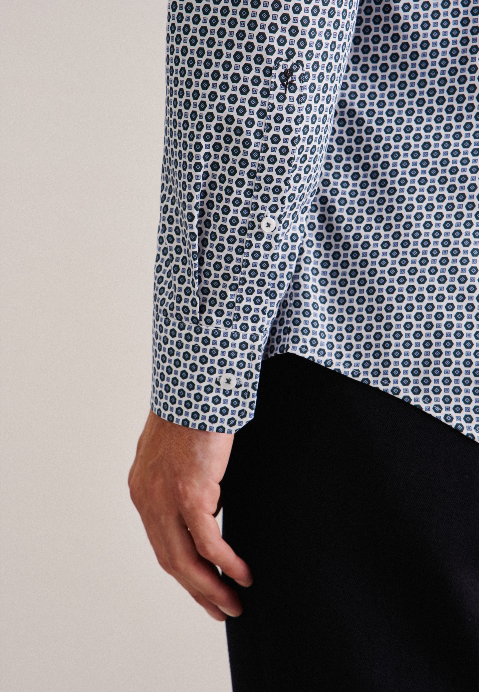 seidensticker Chemise d'affaires »X-Slim« X-Slim 1/1 Kentkragen Druck