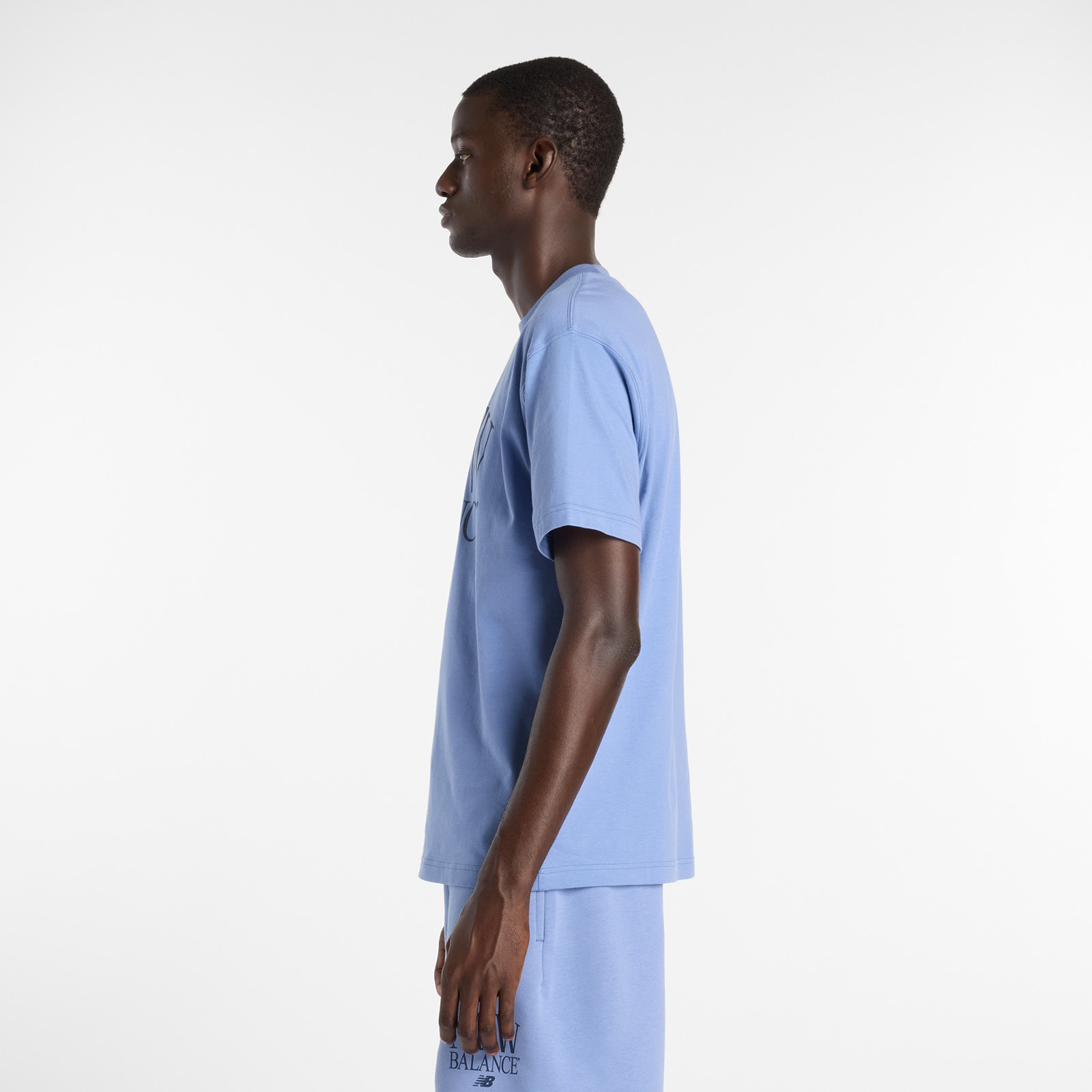 New Balance T-shirt für Jugendliche, Kurzarm, mit Rundhalsausschnitt, aus Baumwolle