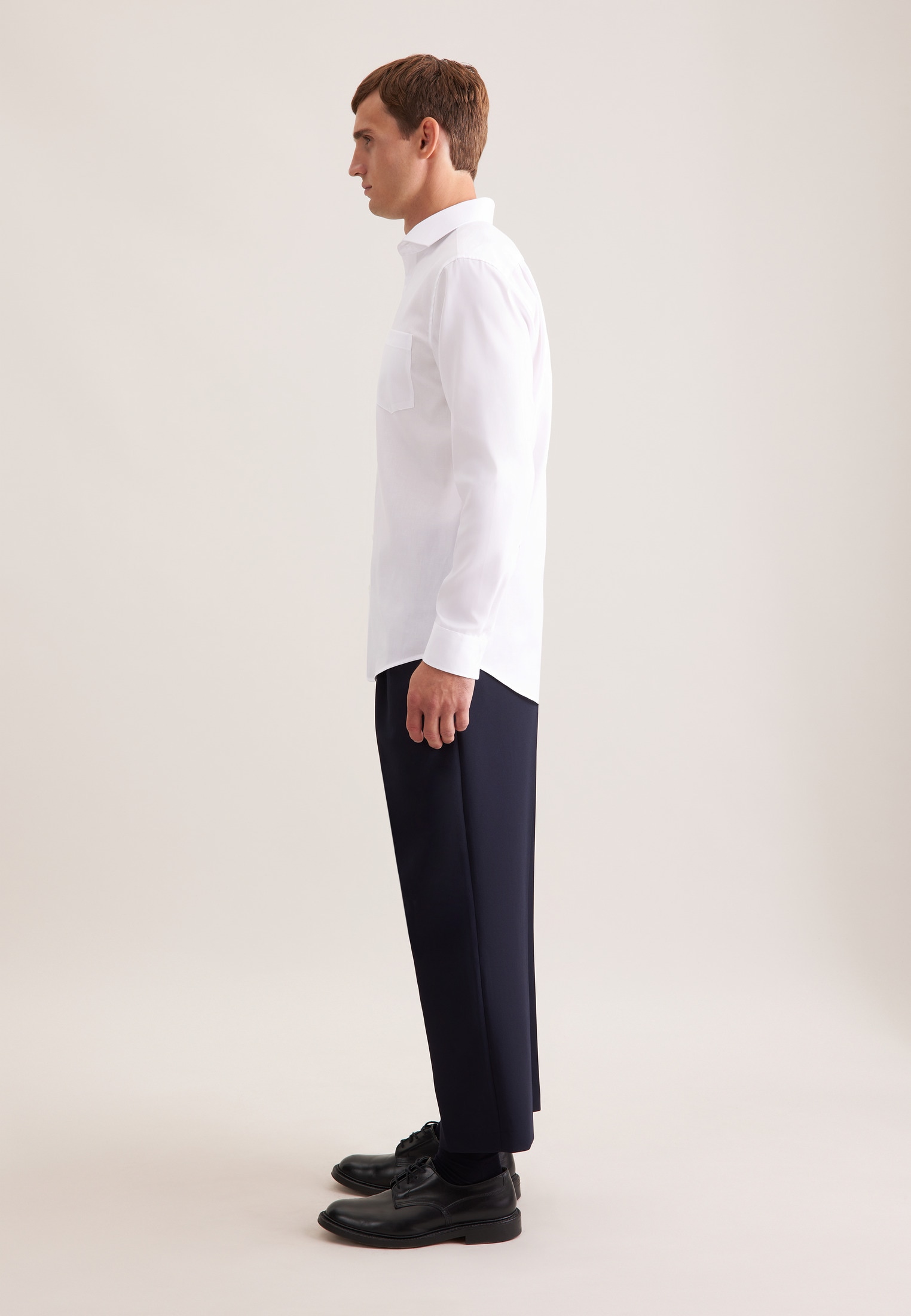 seidensticker Chemise d'affaires »Schwarze Rose« Regular 1/1 Kentkragen Uni