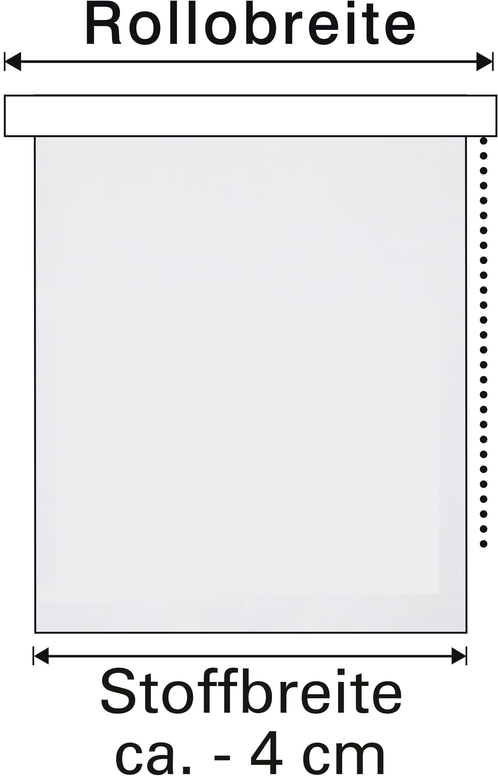 GARDINIA Seitenzugrollo »Uni-Rollo Verdunkelung« verdunkelnd Sichtschutz | Verdunkelung mit Bohren freihängend Abschlussprofil in weiss