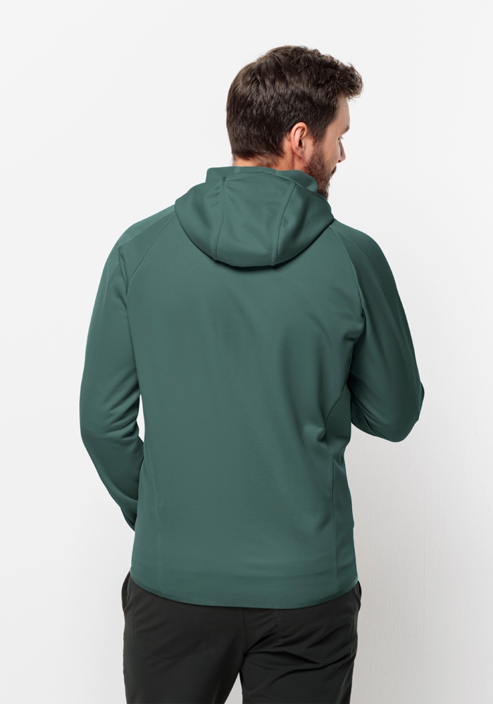 Jack Wolfskin Fleecejacke »ALPGRAT HOODED FZ M« mit Kapuze