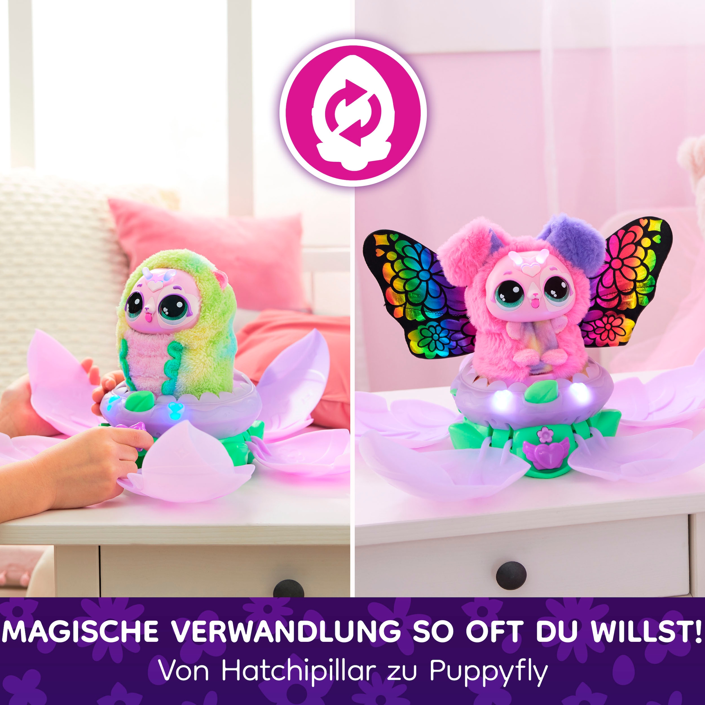Spin Master Spielfigur »Bloomables von Hatchimals - Puppyfly« mit Sound