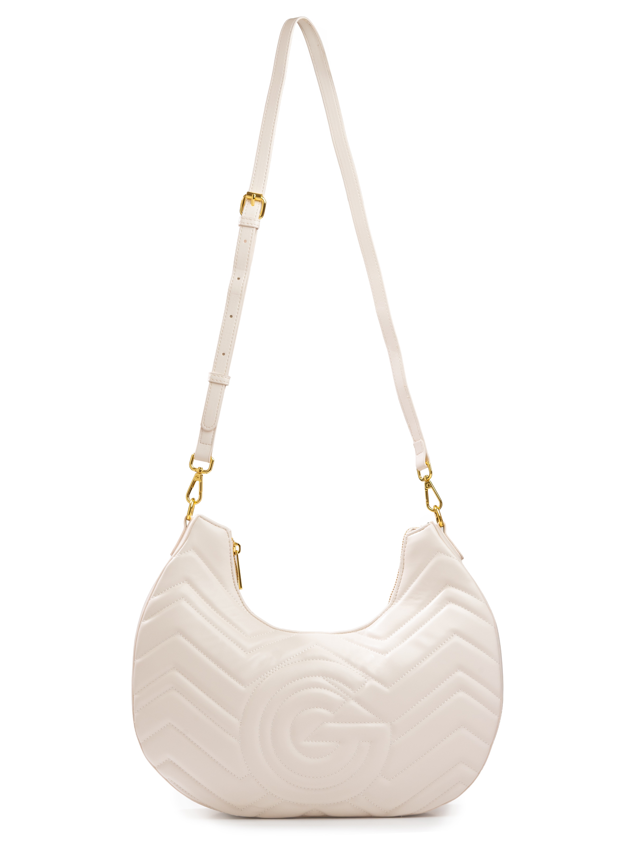 Gabriella GUCCI Hobo »JENNIFER« sac à main femme, sac à épaule, sac bandoulière avec de nombreux détails