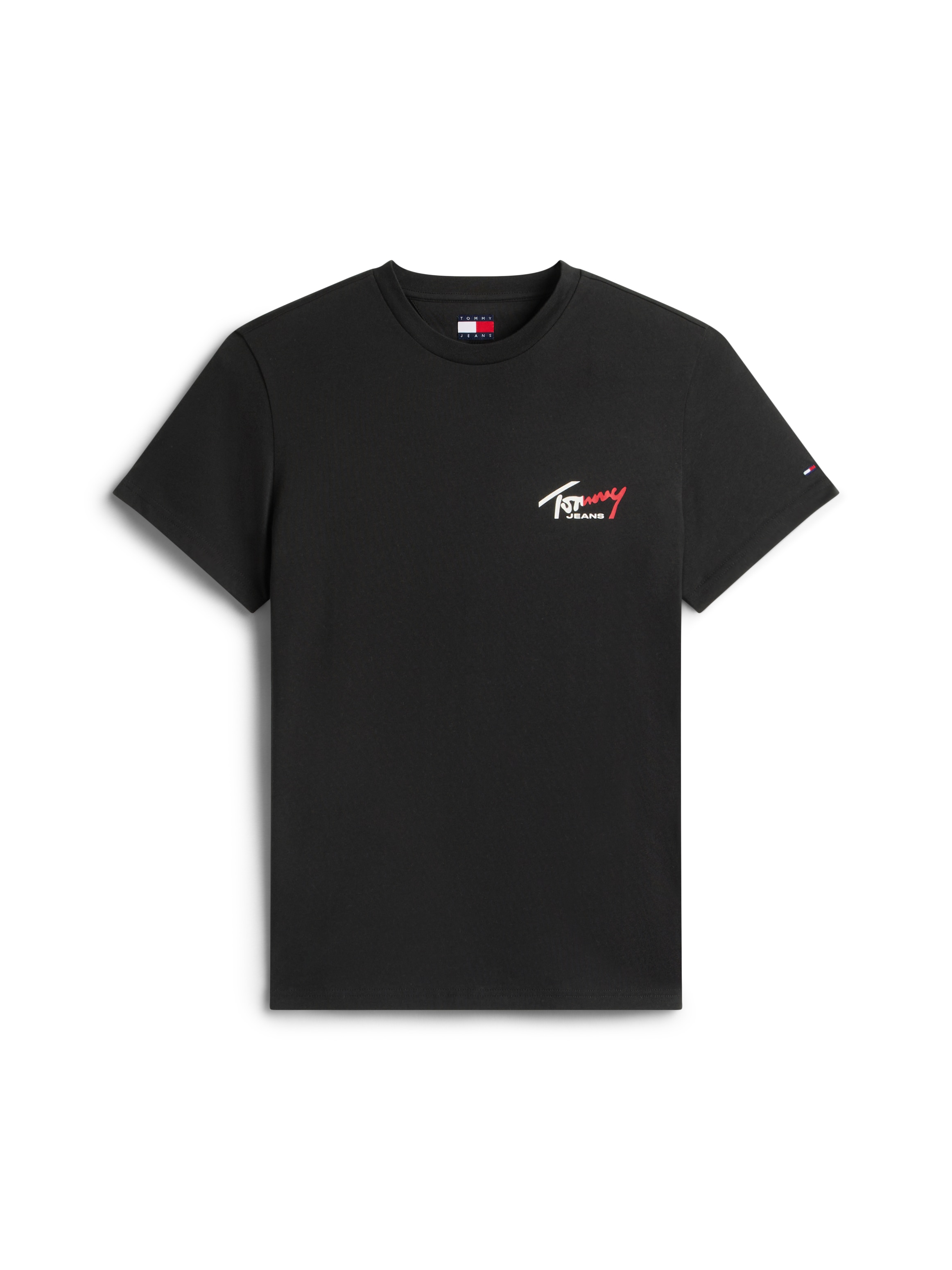 Tommy Jeans T-Shirt »TJM SLIM FIT SIGN CHEST« mit Markenprint