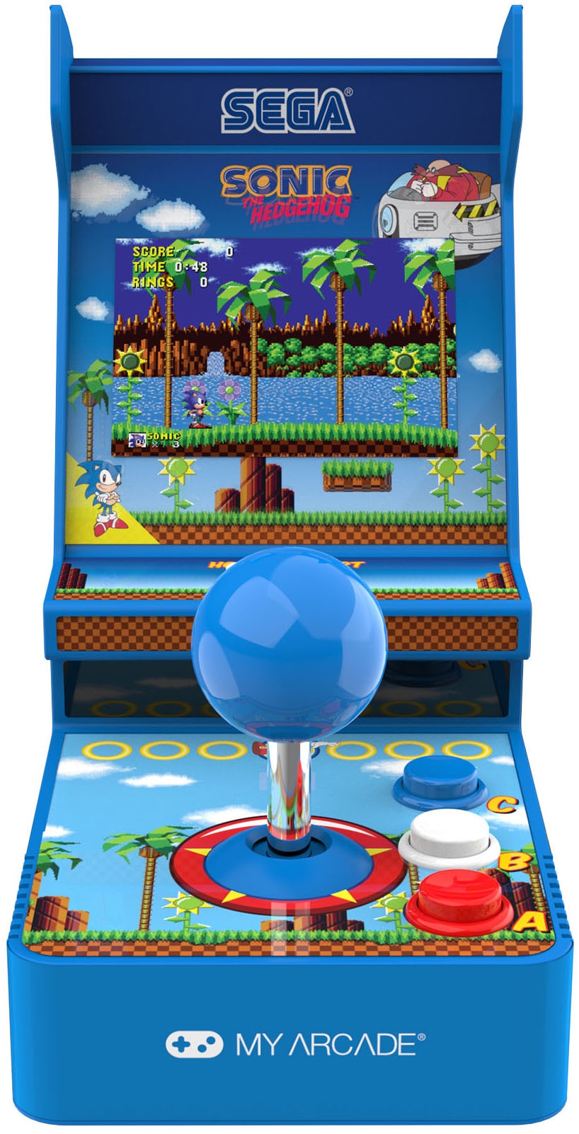 MYARCADE Console rétro »Joystick Player Sonic The Hedgehog«