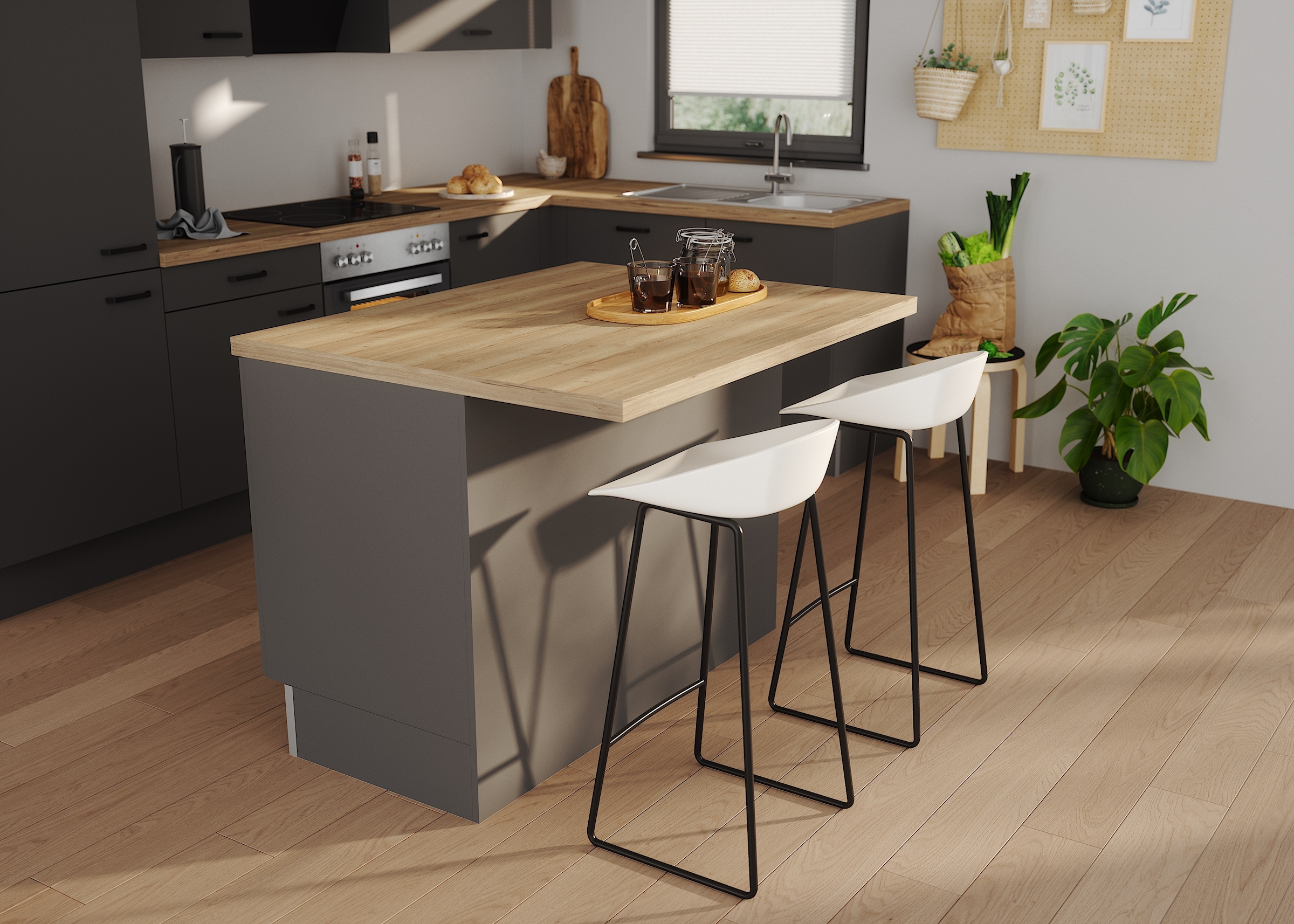 KOCHSTATION Ilot de cuisine »KS-Paula«