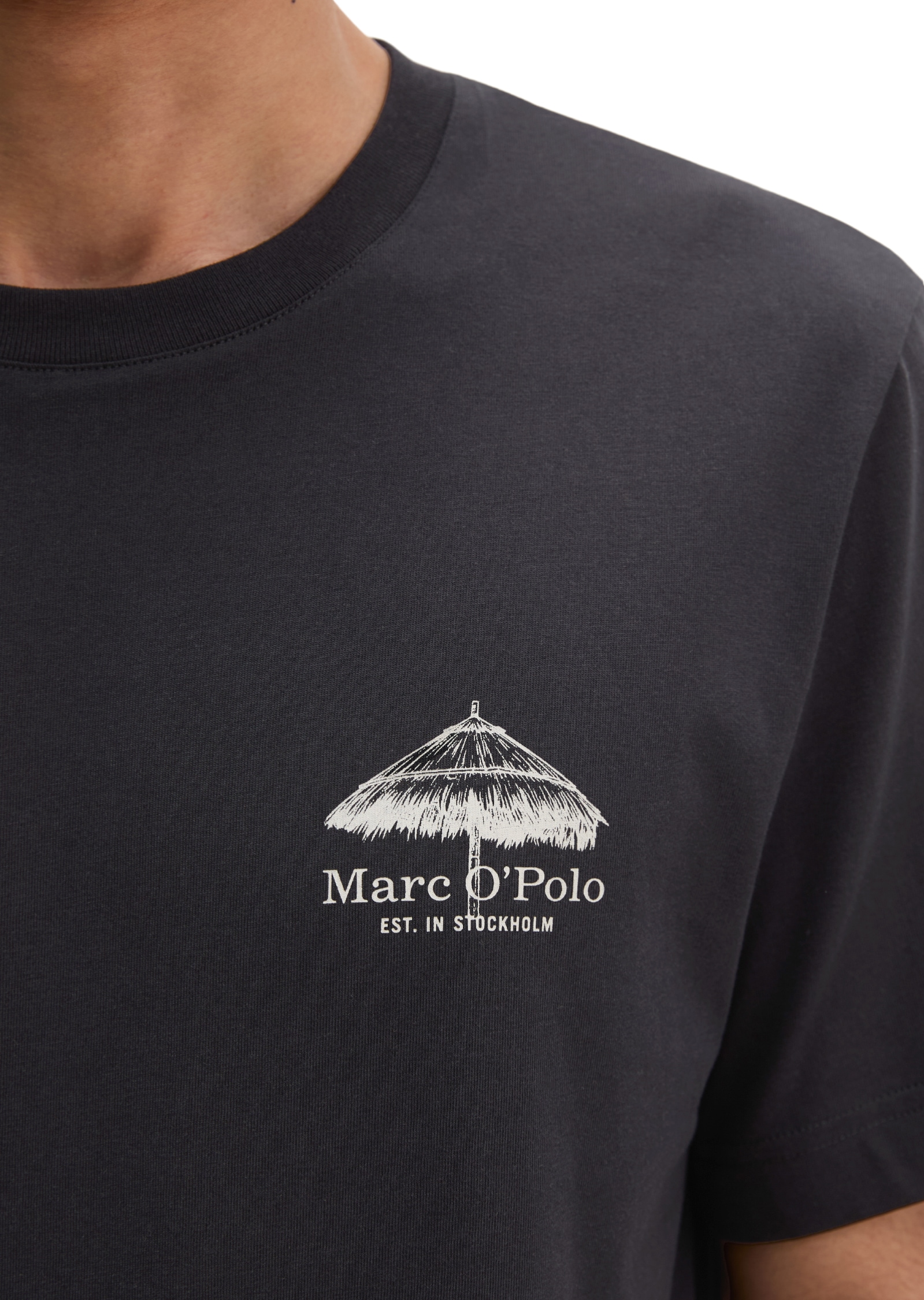 Marc O'Polo T-shirt Regular avec imprimé estival dans le dos