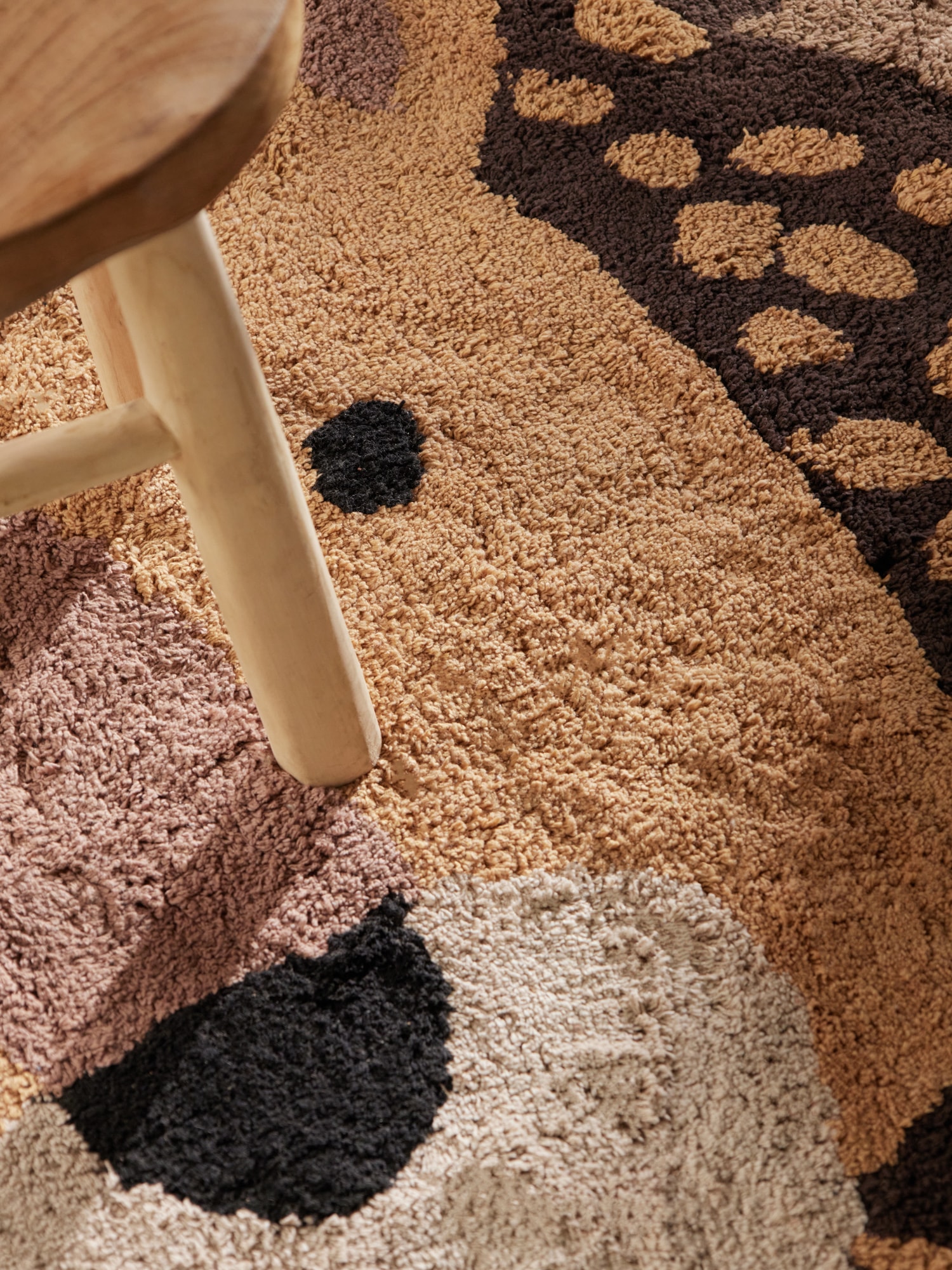 HANSE Home Tapis pour enfants »Roary« Forme de motif 10 mm Höhe lavable, fait main, coton, tapis de jeu antidérapant pour chambre d'enfants