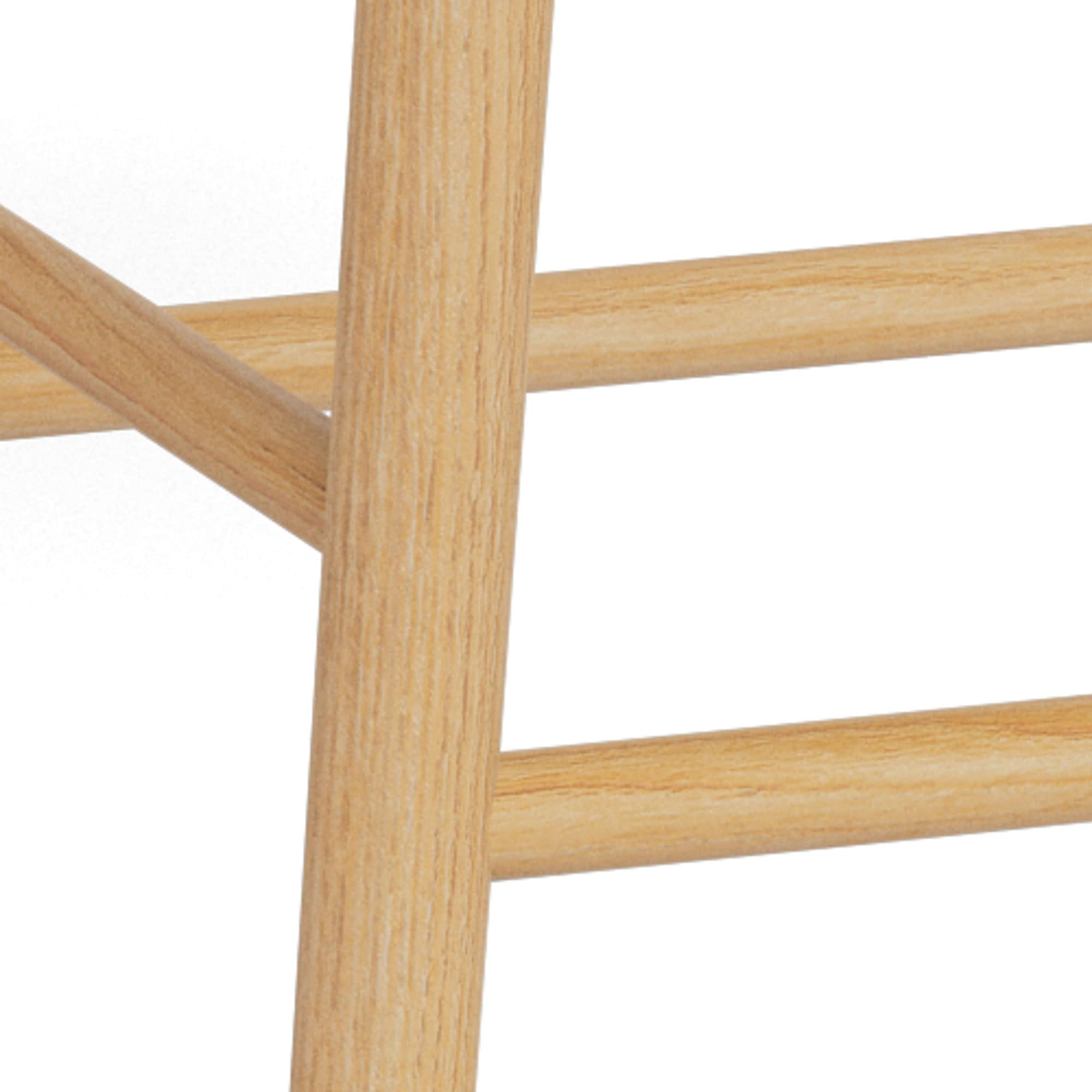 ACTONA GROUP Tabouret de bar »Sophia - Bequemer Barstuhl aus Eiche mit Fussstütze & Rückenlehne« Ensemble, 2 cuis tlg. Design scandinave, siège en tissu, pour cuisine et coin repas