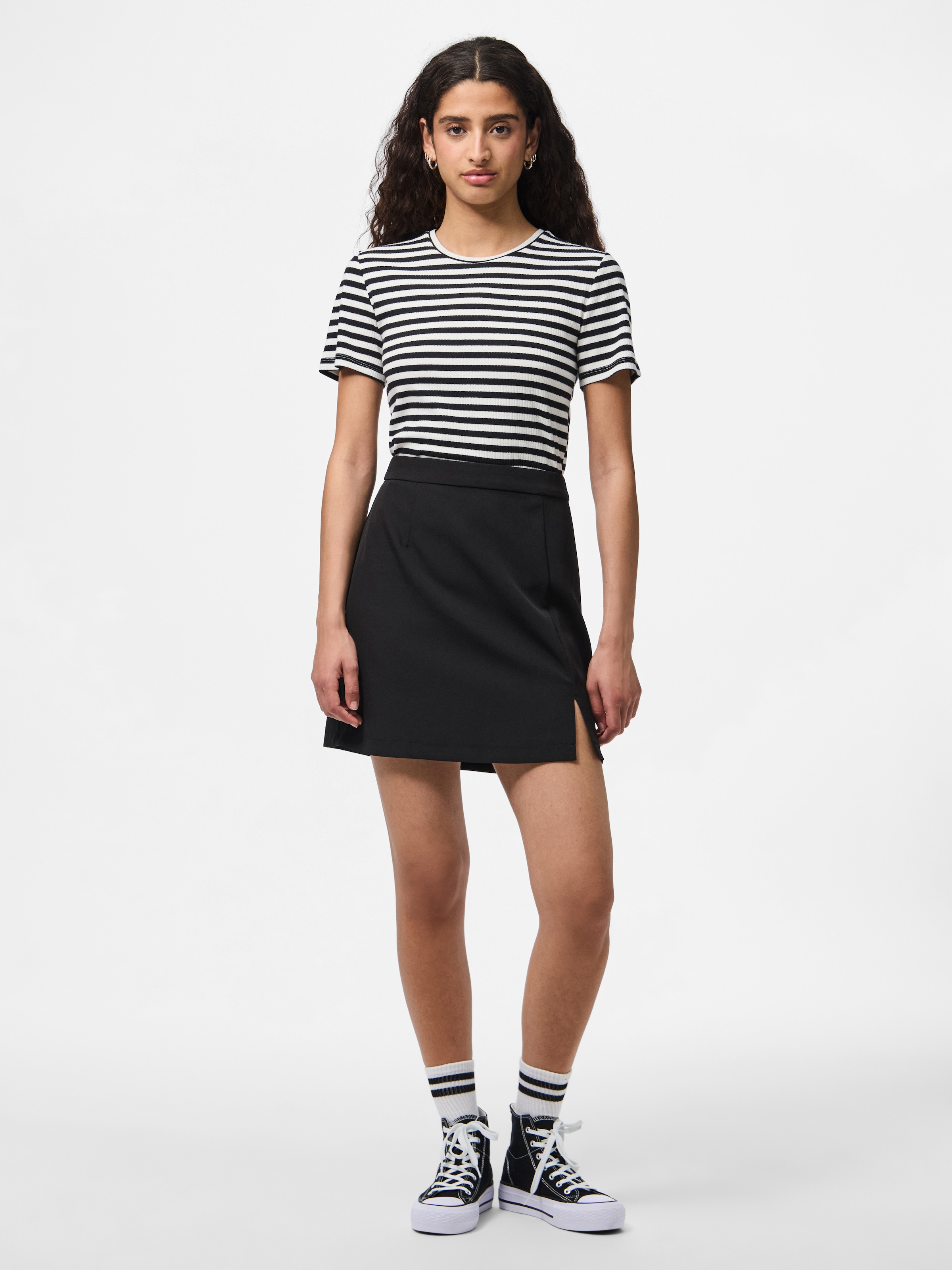 pieces Minijupe »PCBOZZY HW SLIT SKIRT NOOS BC«