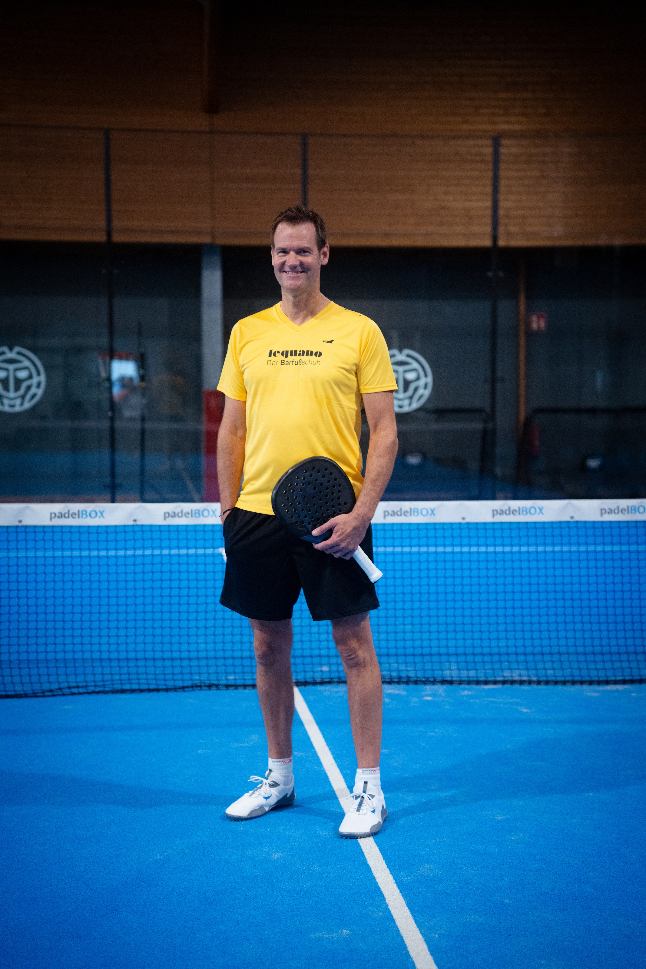 Leguano Barfussschuh »SPINWYN PADEL«  Freizeitschuh, Halbschuh, Schnürschuh für Maschinenwäsche geeignet