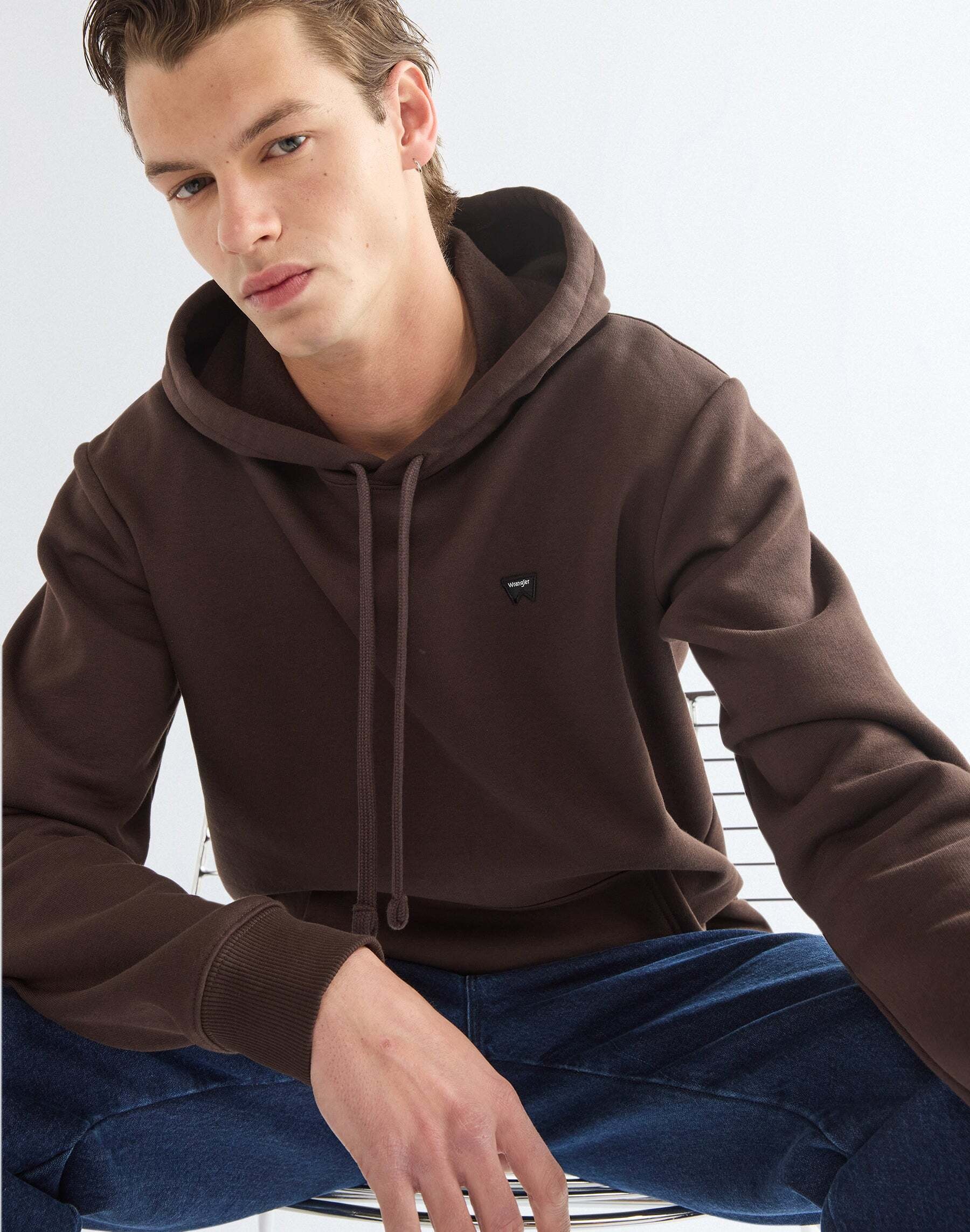 Wrangler Pull à capuche »WRANGLER Kapuzenpullover Sign Off«