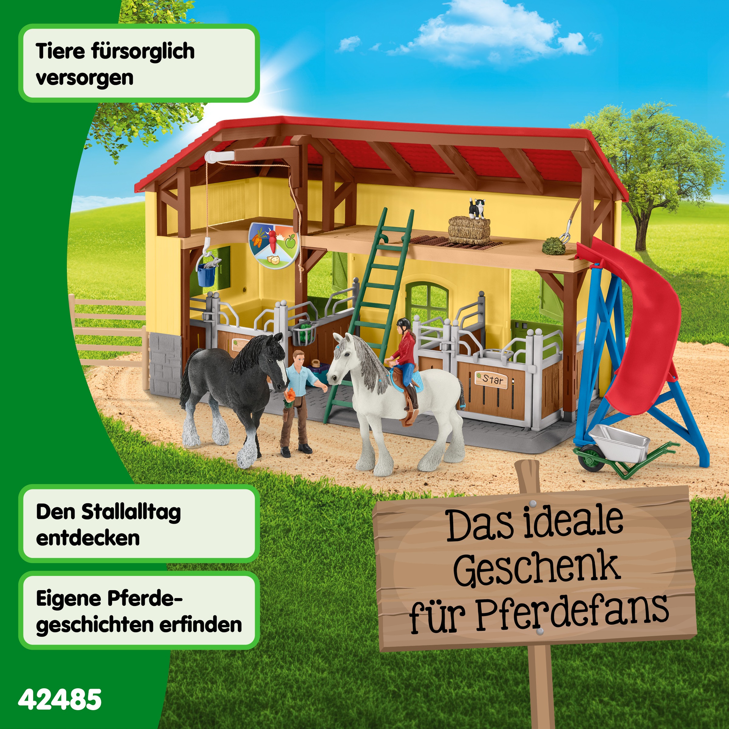 Schleich® Monde de jeu »FARM WORLD, Pferdestall (42485)«