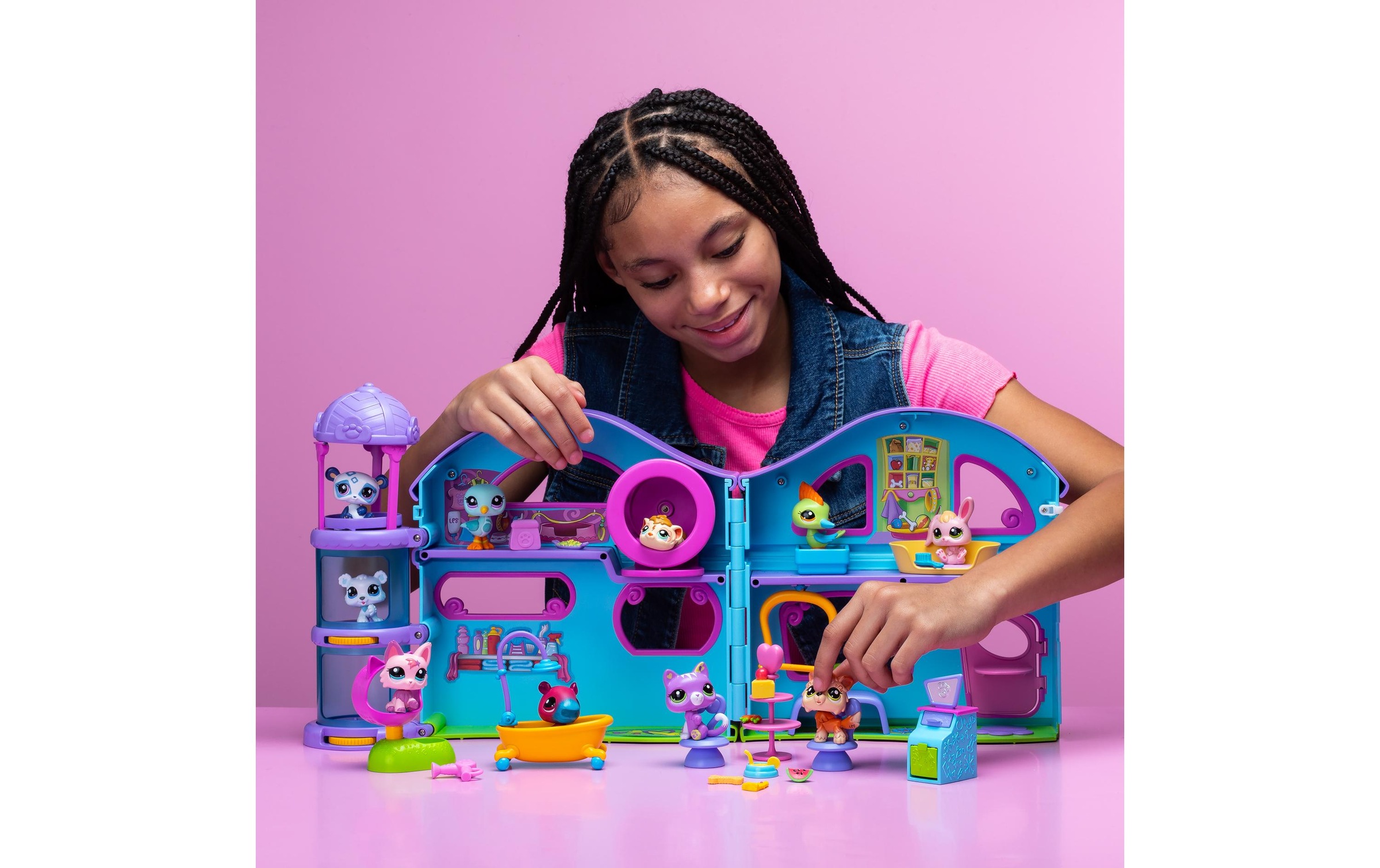 Bandai Spielfigur »Littlest Pet Shop Petshop House«