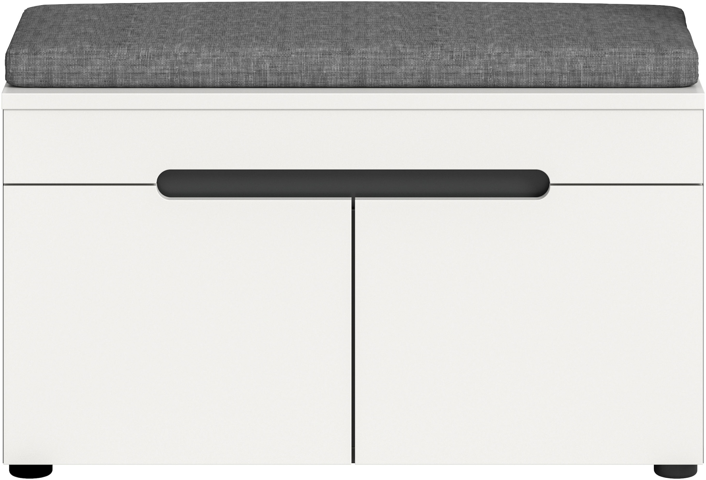 INOSIGN Banc »REHAT, TOPSELLER!, Breite 80cm, 2 Türen, 2 Fächer inkl. Sitzkissen« in verschiedenen Farben erhältlich, 2 cuis tlg. Garderobenbank, Flurbank, Dielenbank, Bank mit Stauraum, Bank