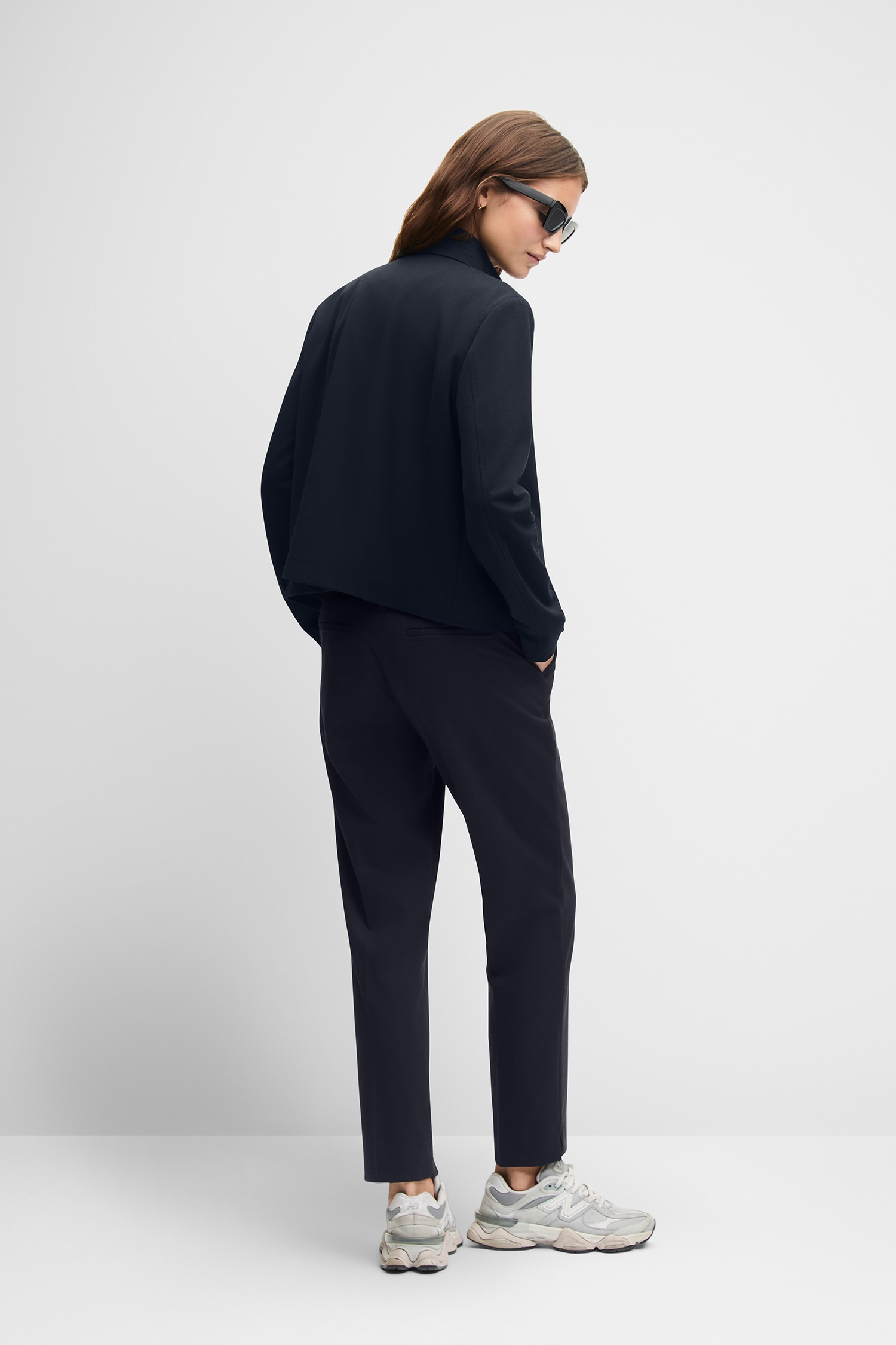 Cinque Blazer court »CILOKO« Stehkragen, taillierter Schnitt, elastischer Materialmix