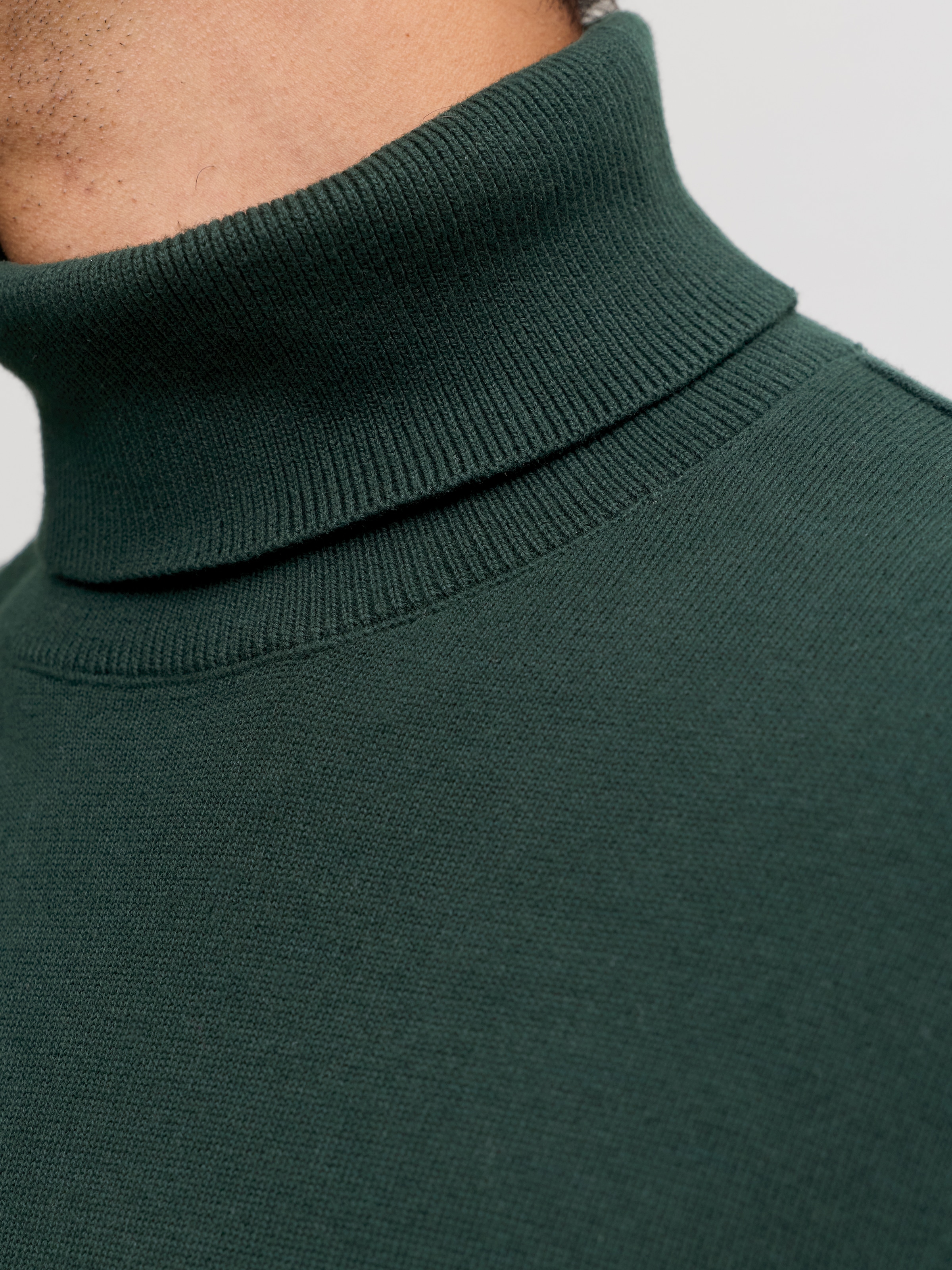Jack & Jones Pull à col roulé »JJEBASIC mit hohem Tragekomfort« coton, coupe régulière