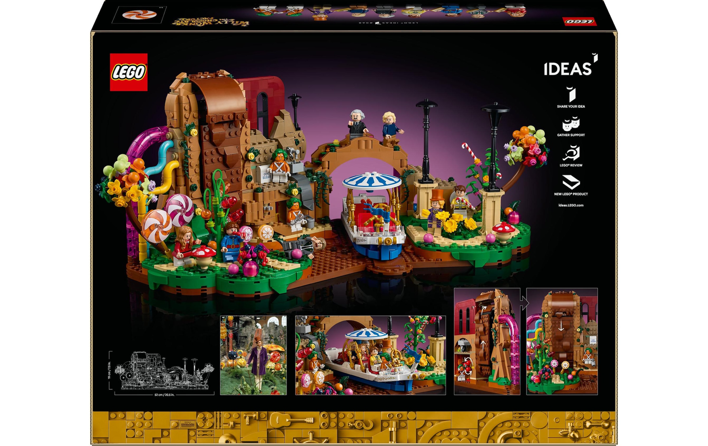  Konstruktionsspielsteine »Ideas Willy Wonka 21360« Kategorie: Film