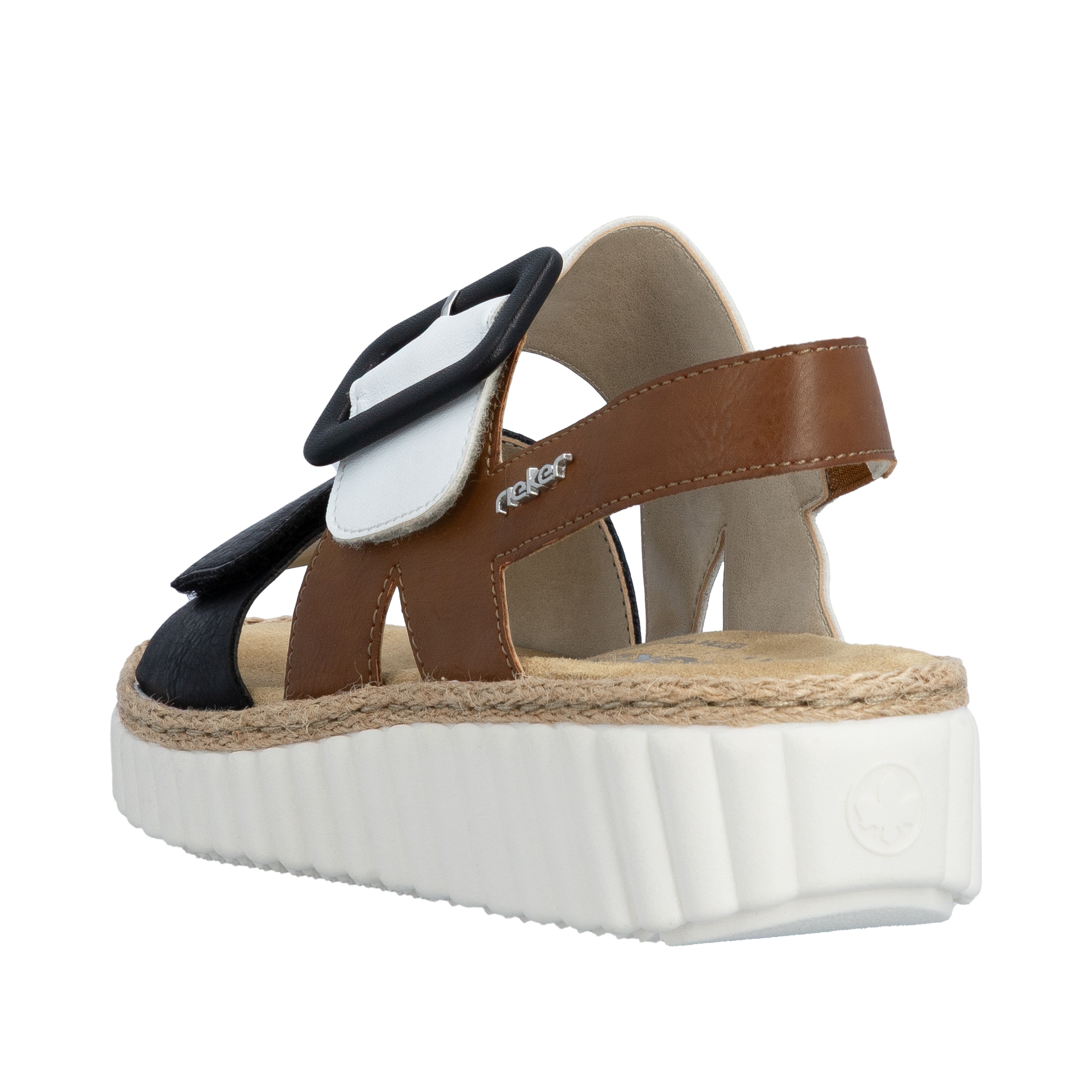 Rieker  chaussure d'été, sandale, talon compensé, forme confortable