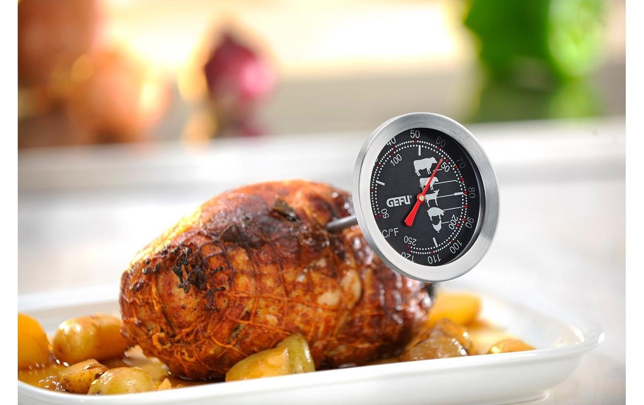 GEFU Bratenthermometer »Bratenthermometer Messimo Schwarz/Silber«