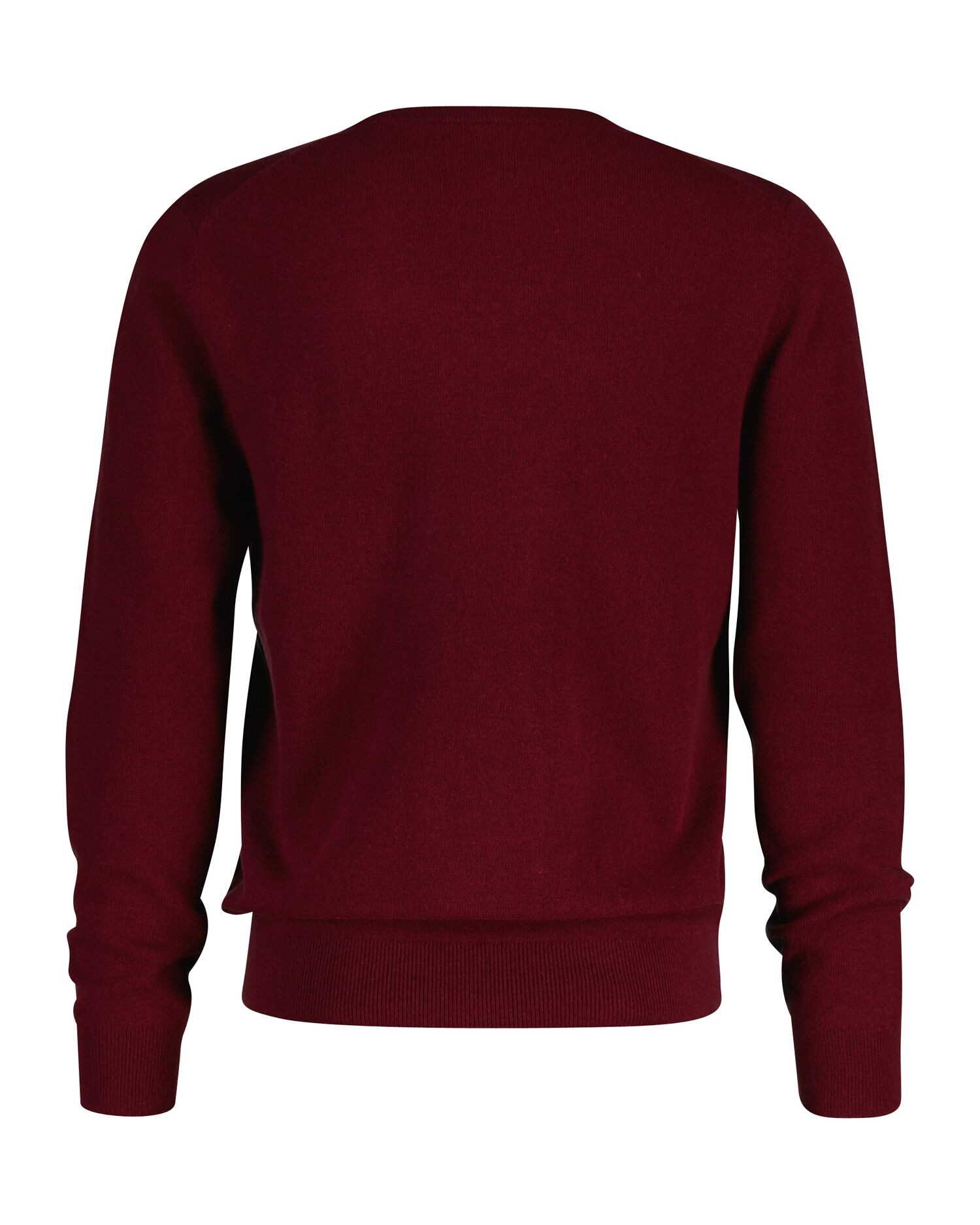 Gant Pull col V »EXTRAFINE LAMBSWOOL V-NECK« mit Logostickerei
