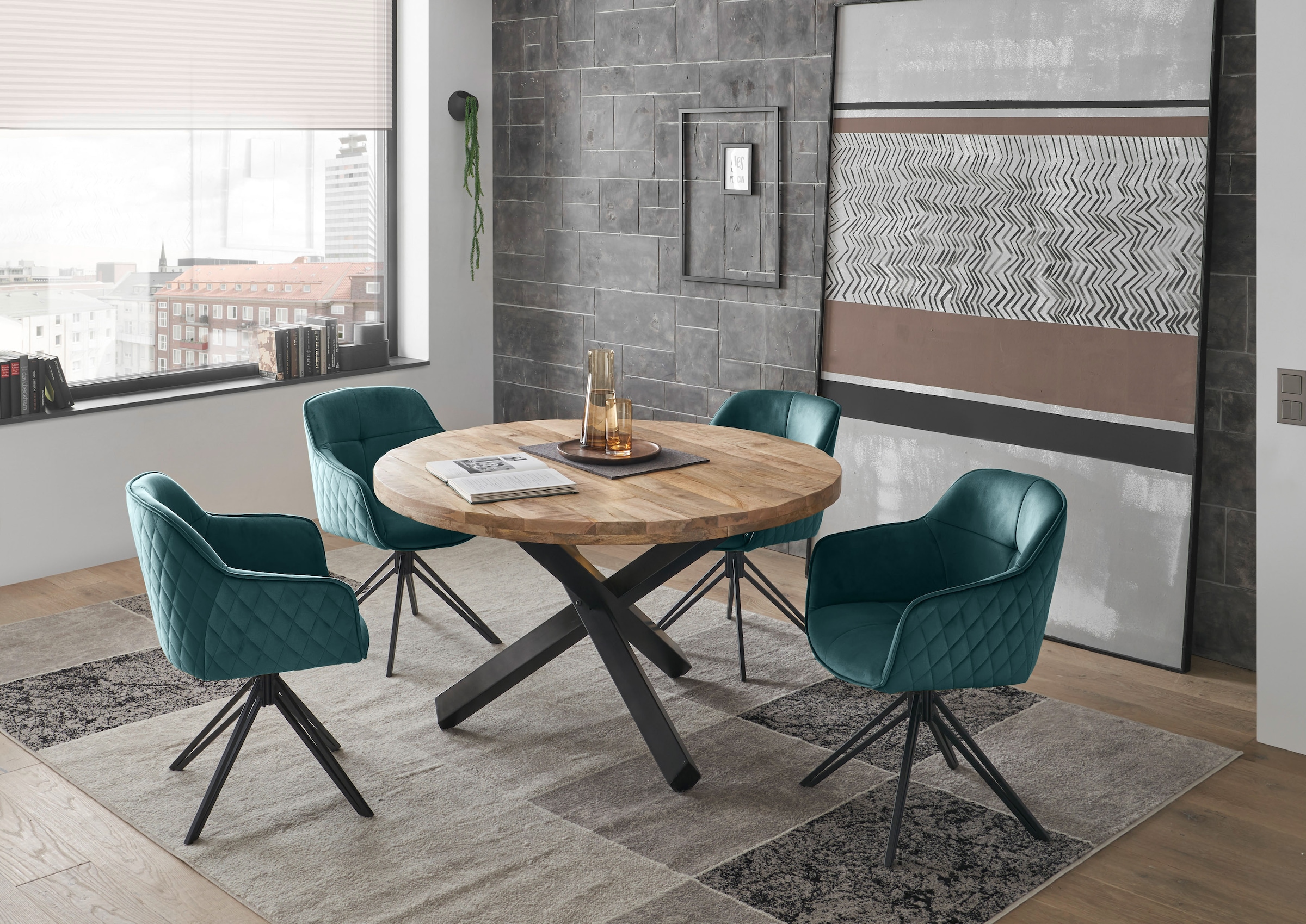 Stolkom Armlehnstuhl »Emma« (Set) 2 Stk.180 grad drehbar mit Auto-Return