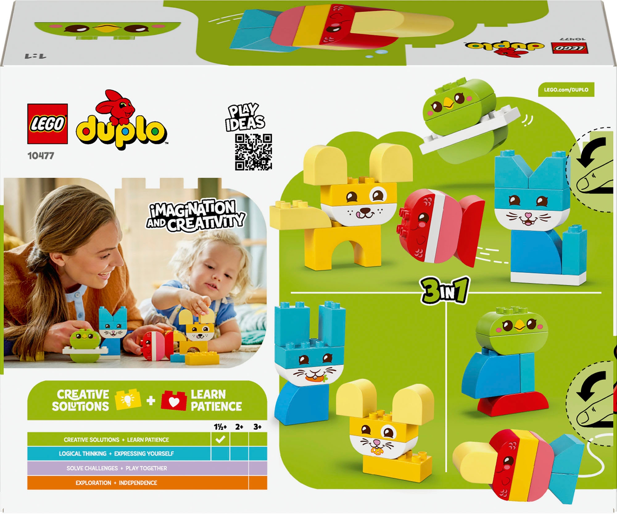 LEGO® Pions de construction »3-in-1 Kreative Tiere (10477), LEGO DUPLO My First« Made in Europe