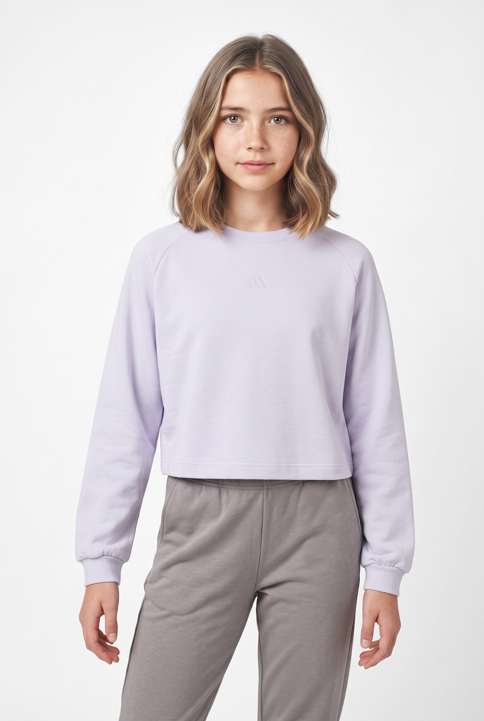 adidas Sportswear Sweat-shirt »ADIDAS GIRLS«, pour enfants, style sportif, avec col rond, sans fermeture
