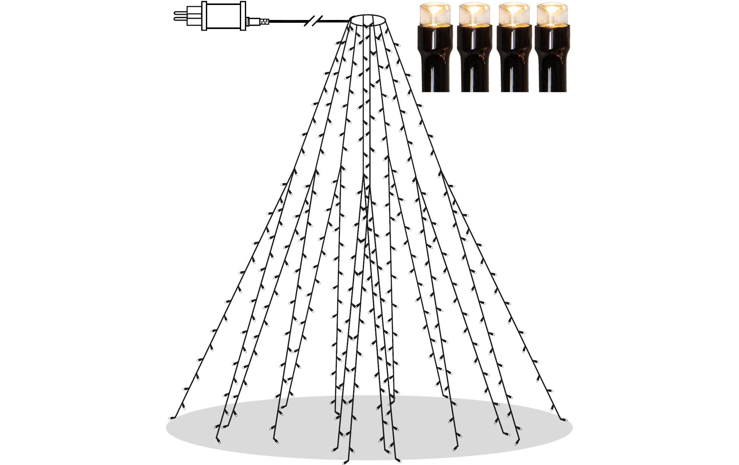   Guirlande lumineuse »Christmas Tree Light Shiny IP44, Warmweiss, 360 LED's«