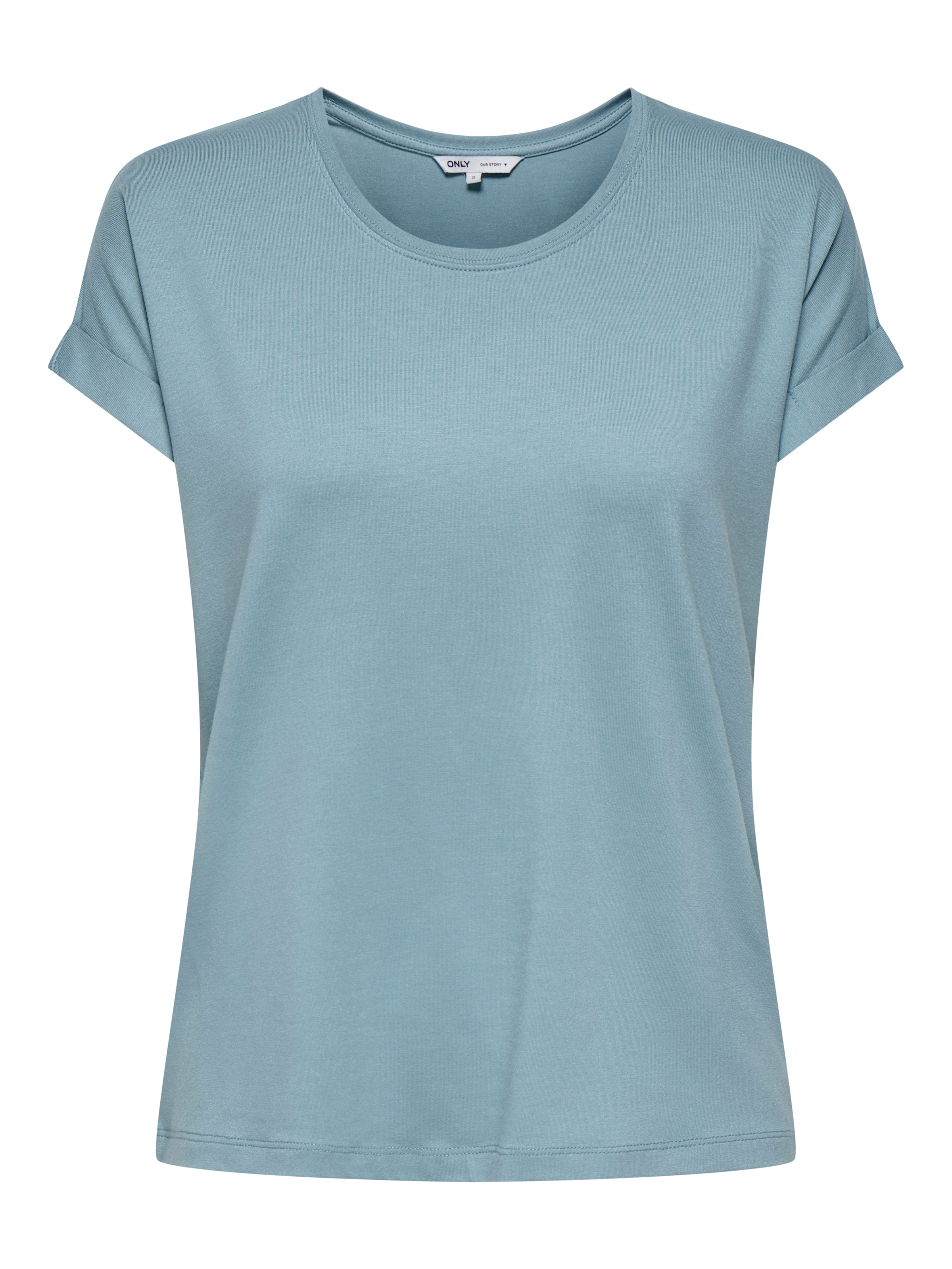 ONLY T-Shirt »ONLMOSTER – Kurzarmshirt mit Aufschlag und klassischem Look« Viskosemischung, regular fit