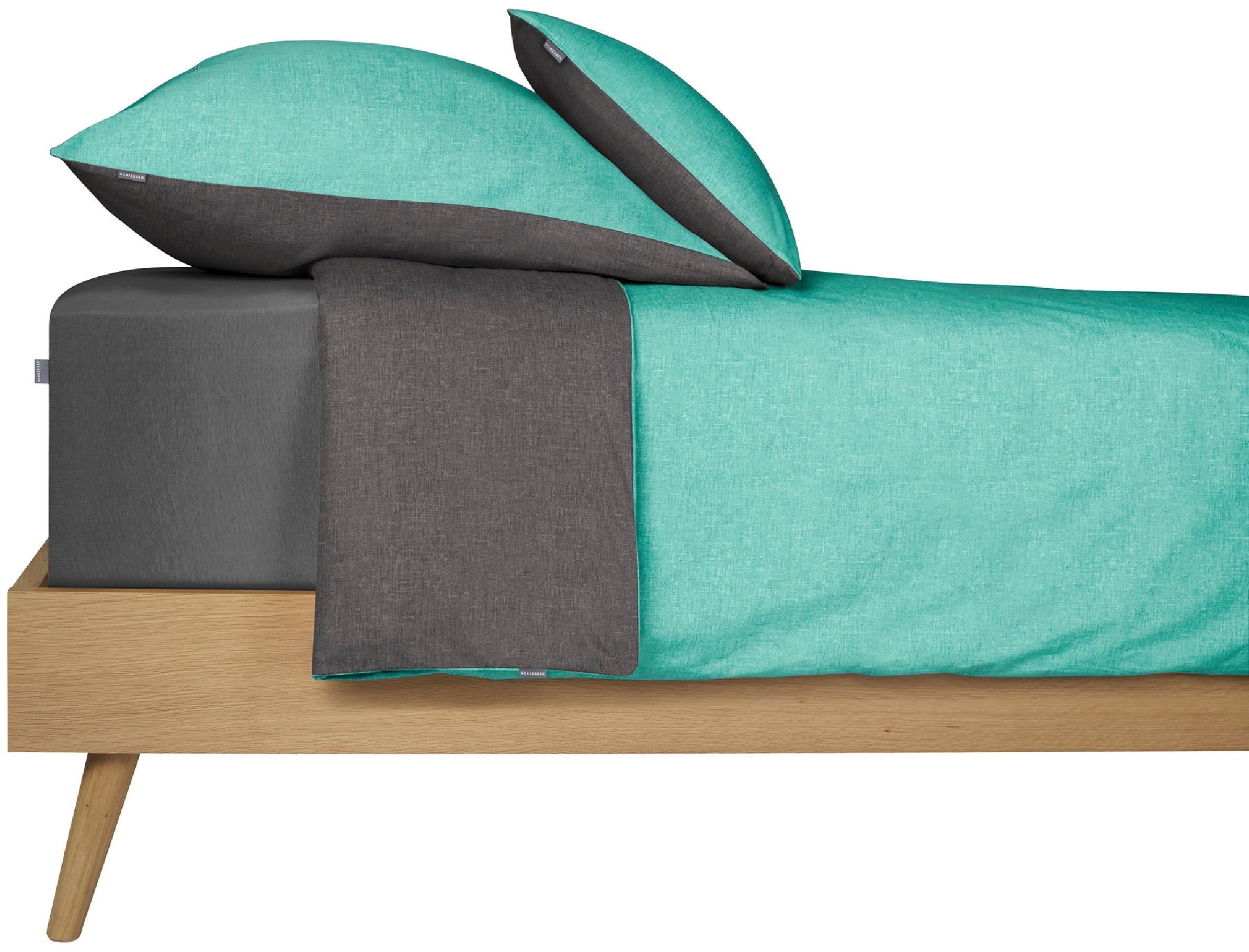 Schiesser Draps de lit »Jessi aus 100% Baumwolle« für Matratzen bis zu 22 cm Höhe, MADE IN GREEN by OEKO-TEX®