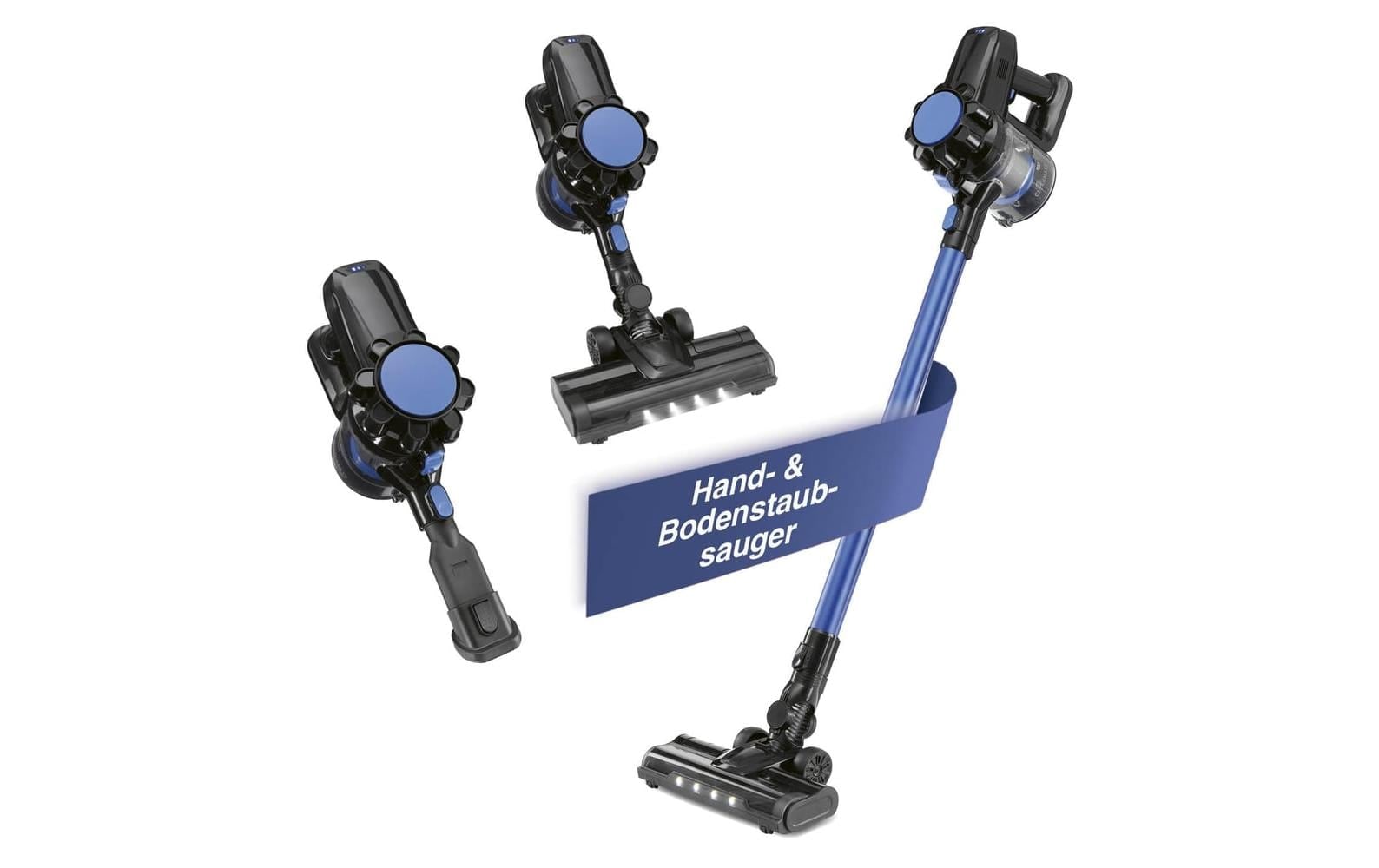 CLEANmaxx Akku-Hand-und Stielstaubsauger »CLEANmaxx Akku-Hand- und Stielsauger Blau/Schwarz«