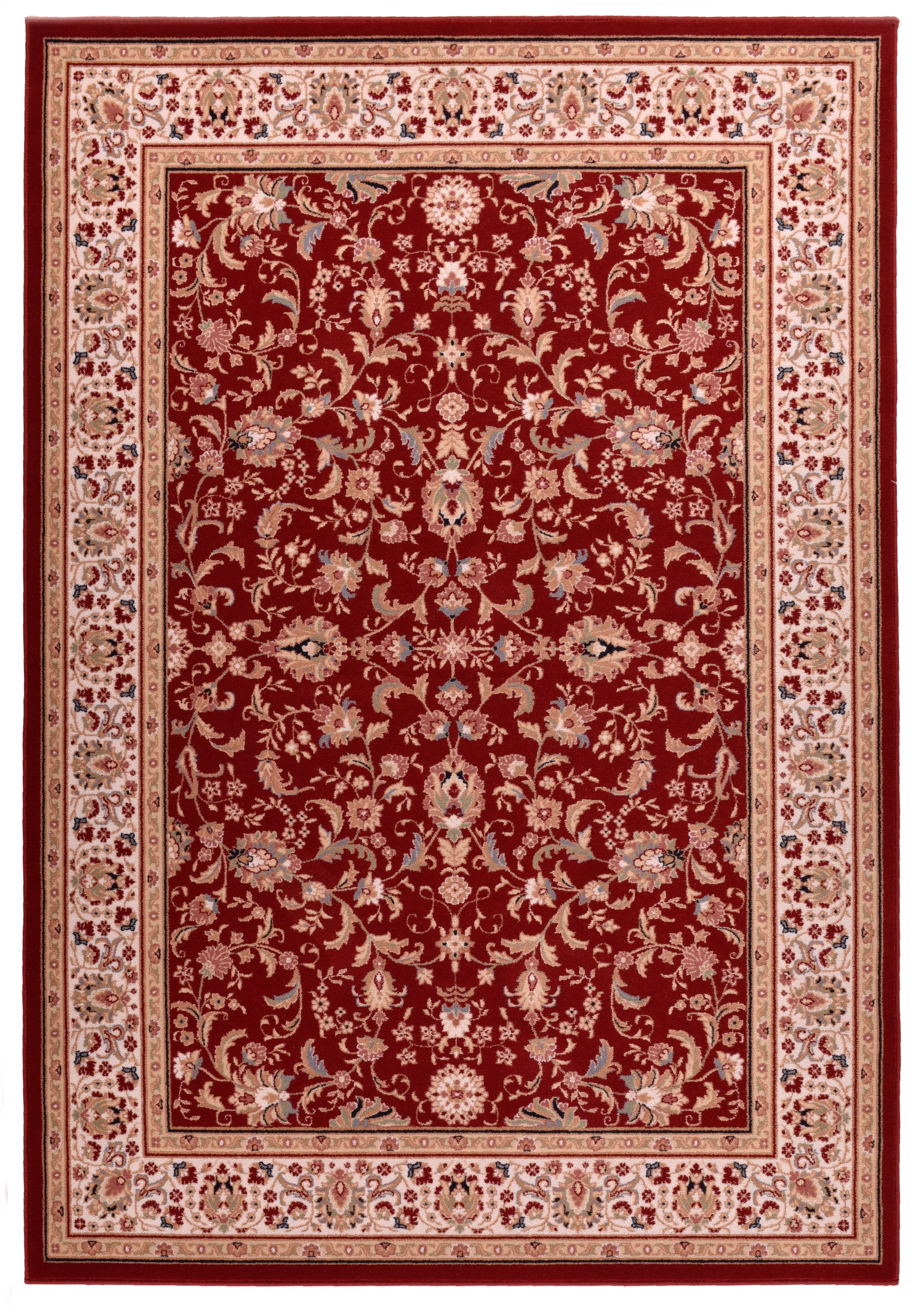 THEKO Wollteppich »Dolna - 808« rechteckig 10 mm Höhe Kurzflor, reine Wolle, Orient-Optik, auch in rund, Wohnzimmer
