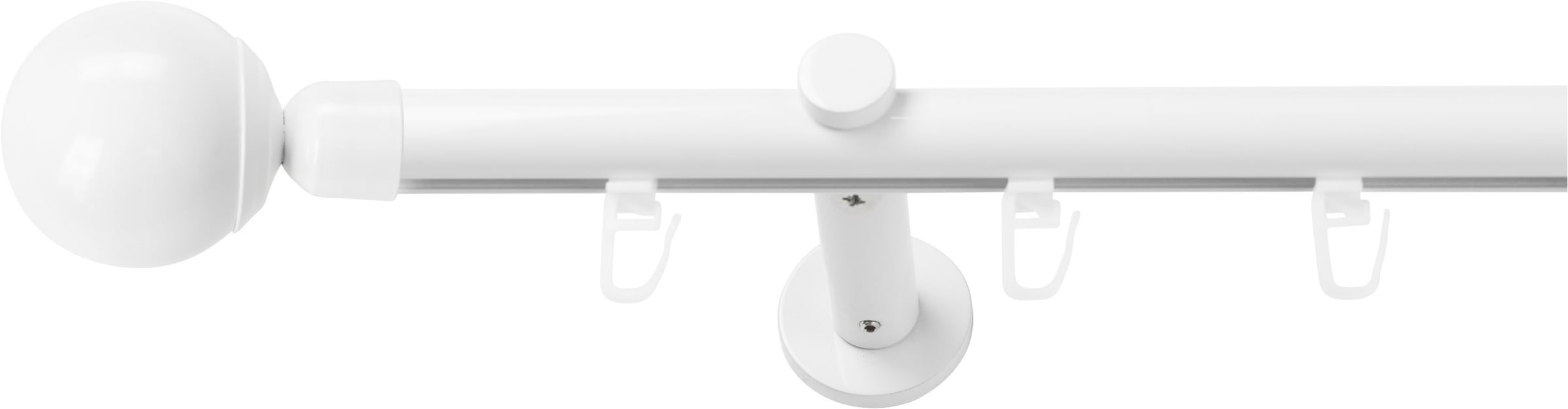 SN DECO GROUP Tringle à rideaux Ø 19 mm 1 course-läufig Fixmass;kürzbar