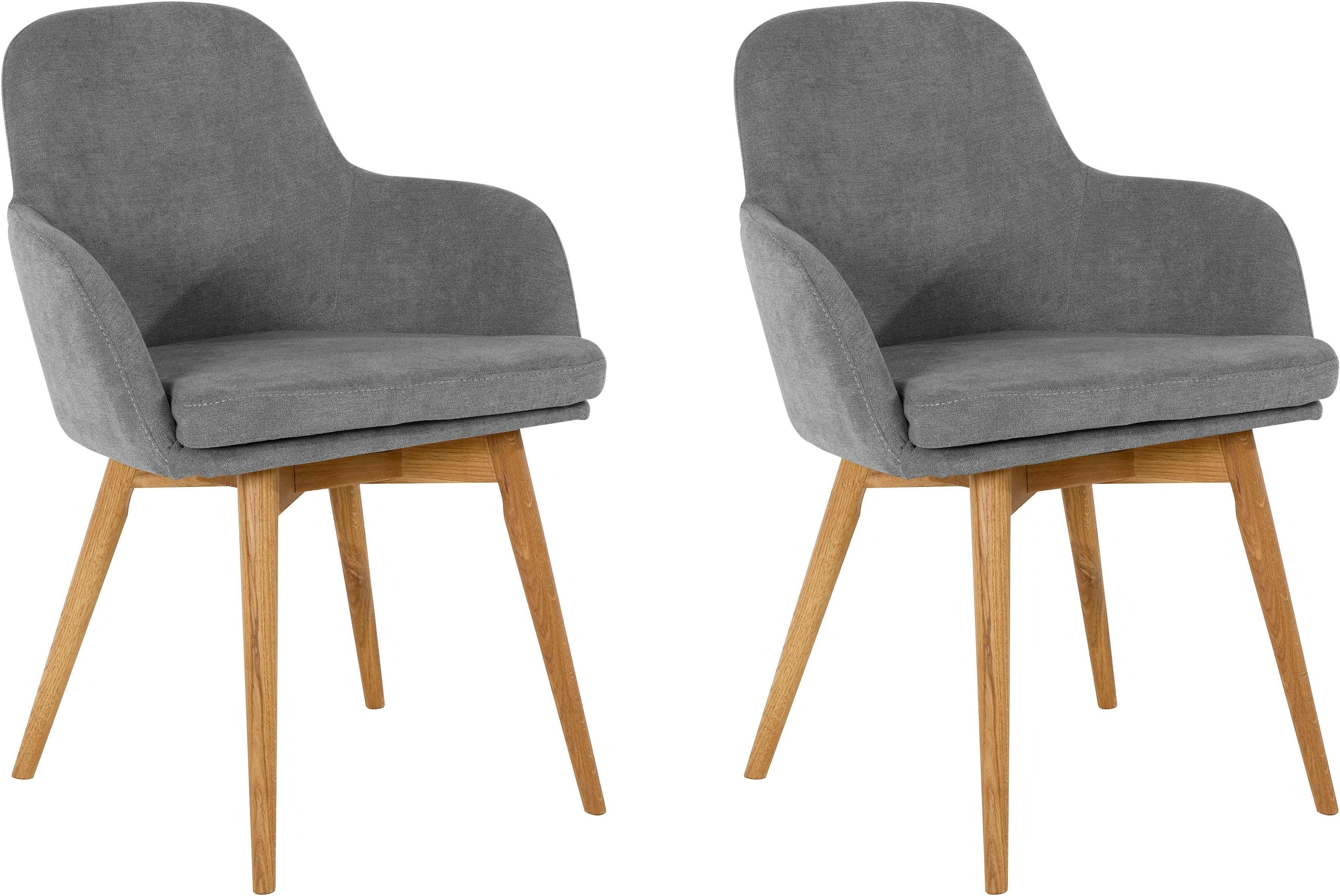 Home affaire Armlehnstuhl »Livry« (Set) 2 Stk.Polsterstuhl, Schalenstuhl