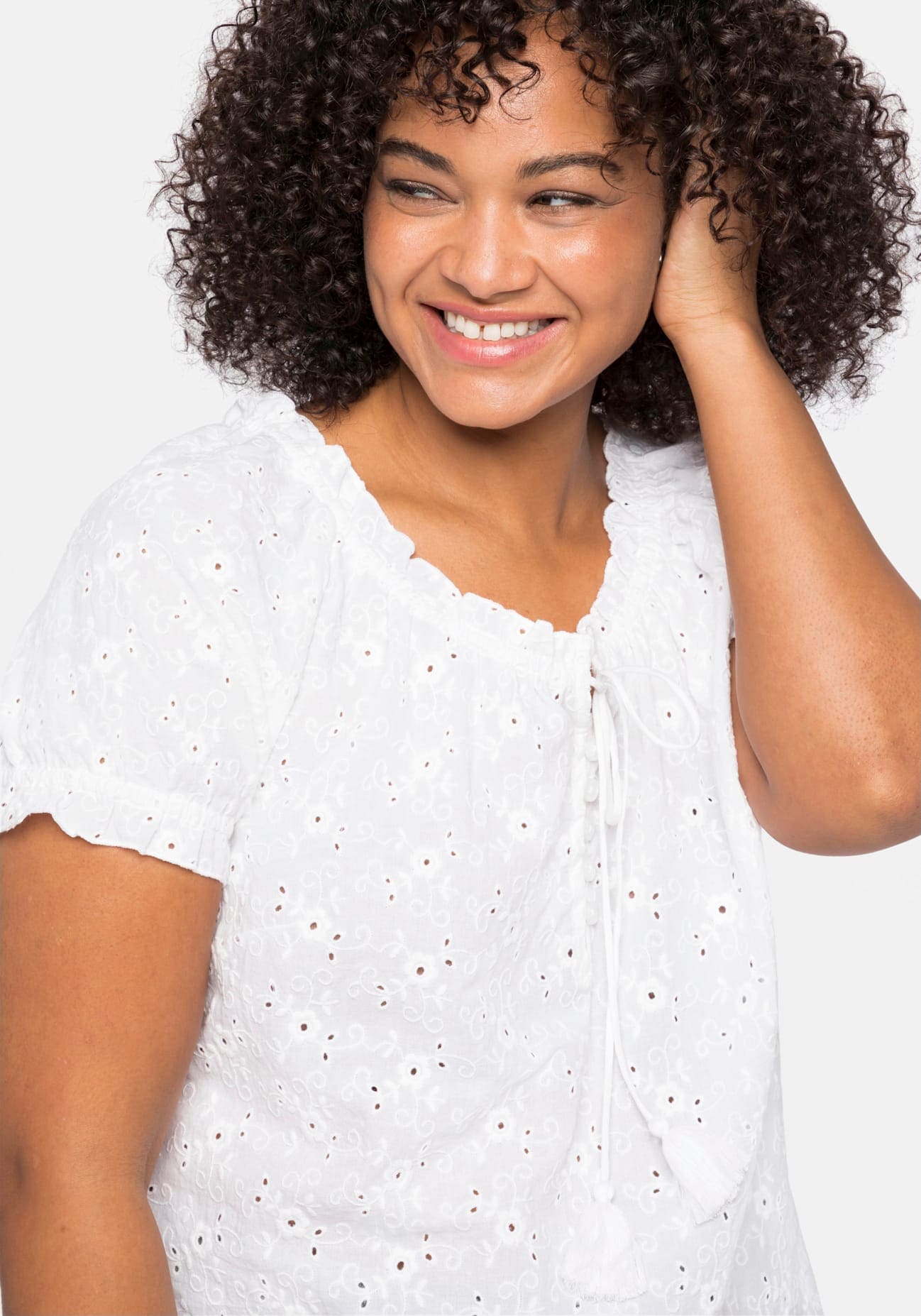 sheego by Joe Browns Blouse à manches courtes