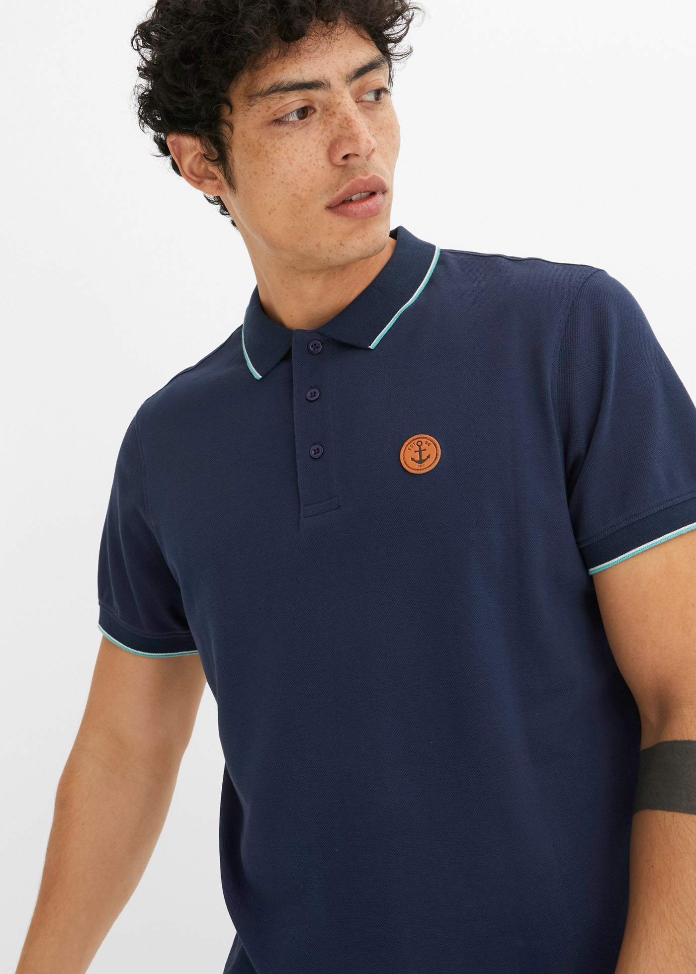 bonprix Polo »Piqué-Poloshirt aus reiner Baumwolle«, Piqué-Poloshirt aus reiner Baumwolle
