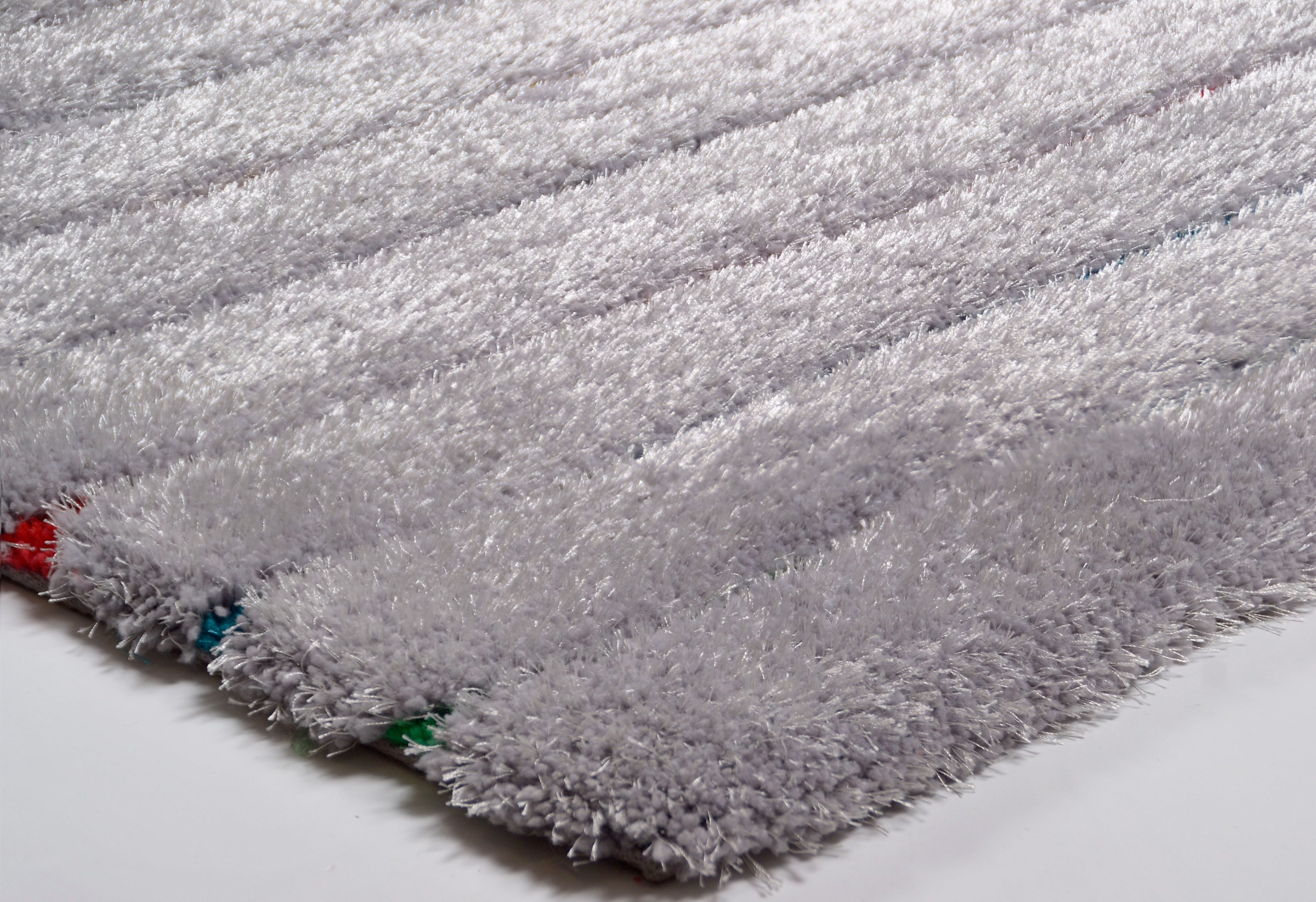 TOM TAILOR HOME Hochflor-Teppich »Soft Hidden Stripes« rechteckig 35 mm Höhe super weich und flauschig, ideal im Wohnzimmer & Schlafzimmer