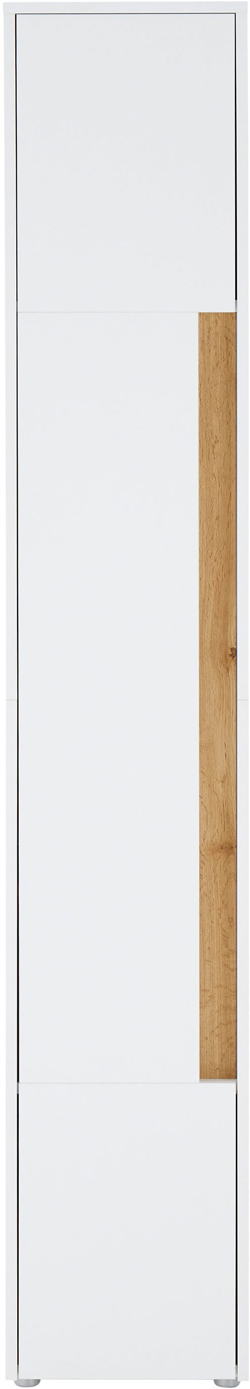 Home affaire Armoire haute »CITY/GIRON, Badschrank mit Griffmulde, Schrank in zeitlosem Design« in den Farben Weiss und Anthrazit verfügbar, viel Stauraum