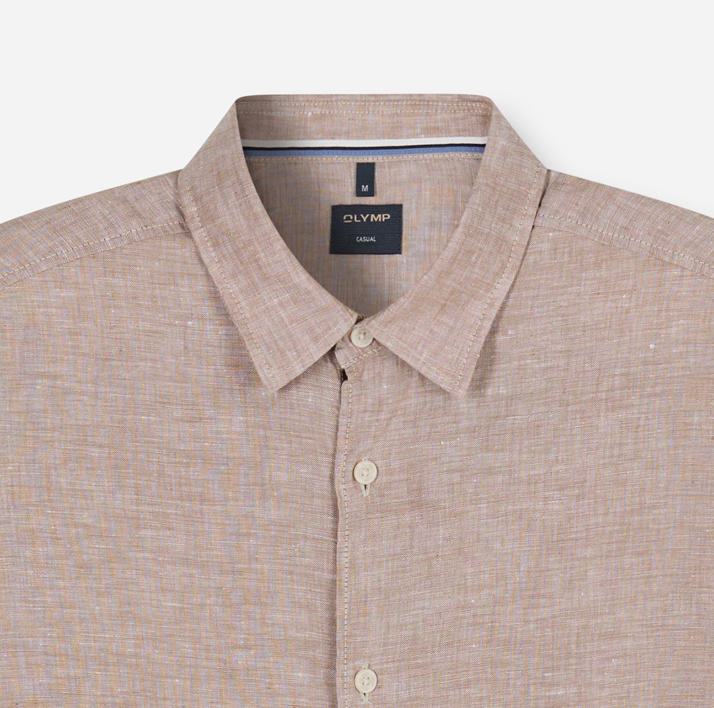 OLYMP Chemise en lin Kentkragen, casual