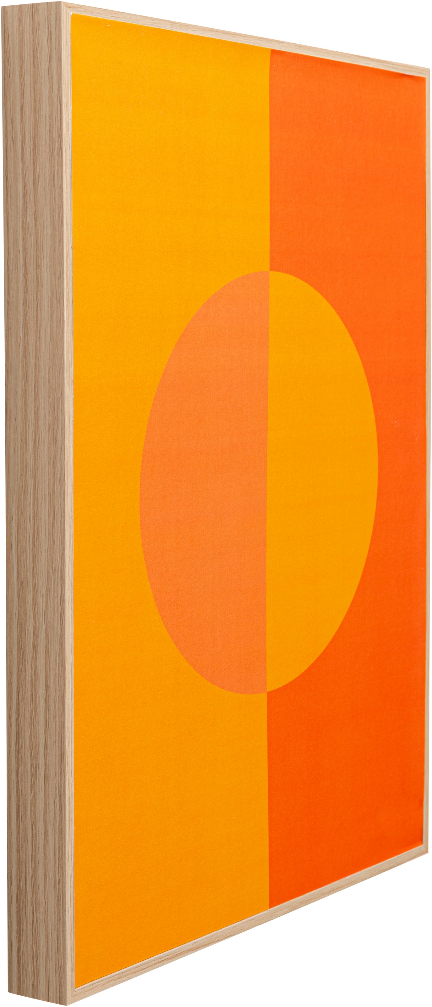 Kare Design Bild mit Rahmen »Gerahmtes Bild Mondphase« Set, 3, 3 Stk. tlg.