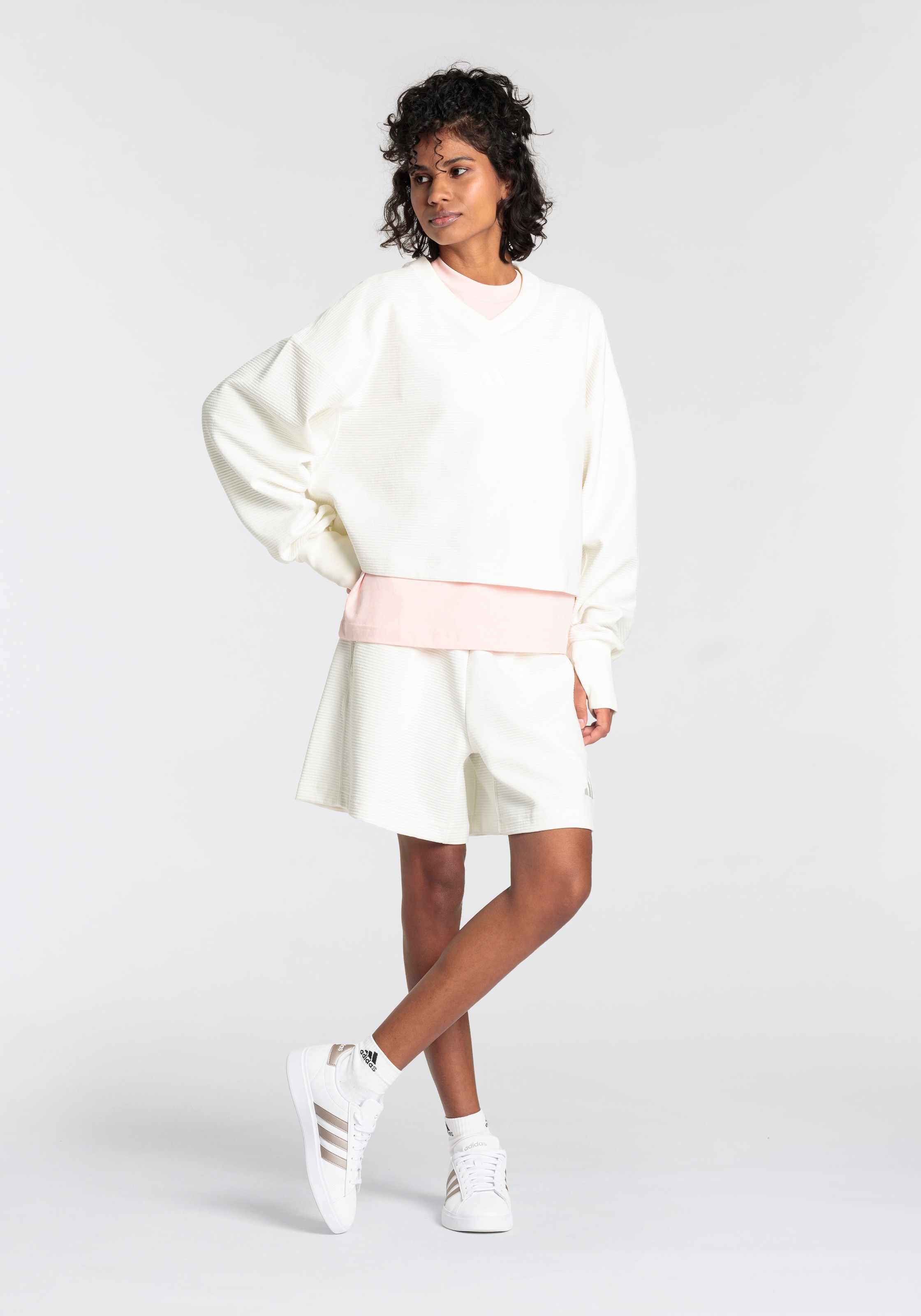 adidas Sportswear Sweatshirt »ALL SZN RIBBED V-NECK«
