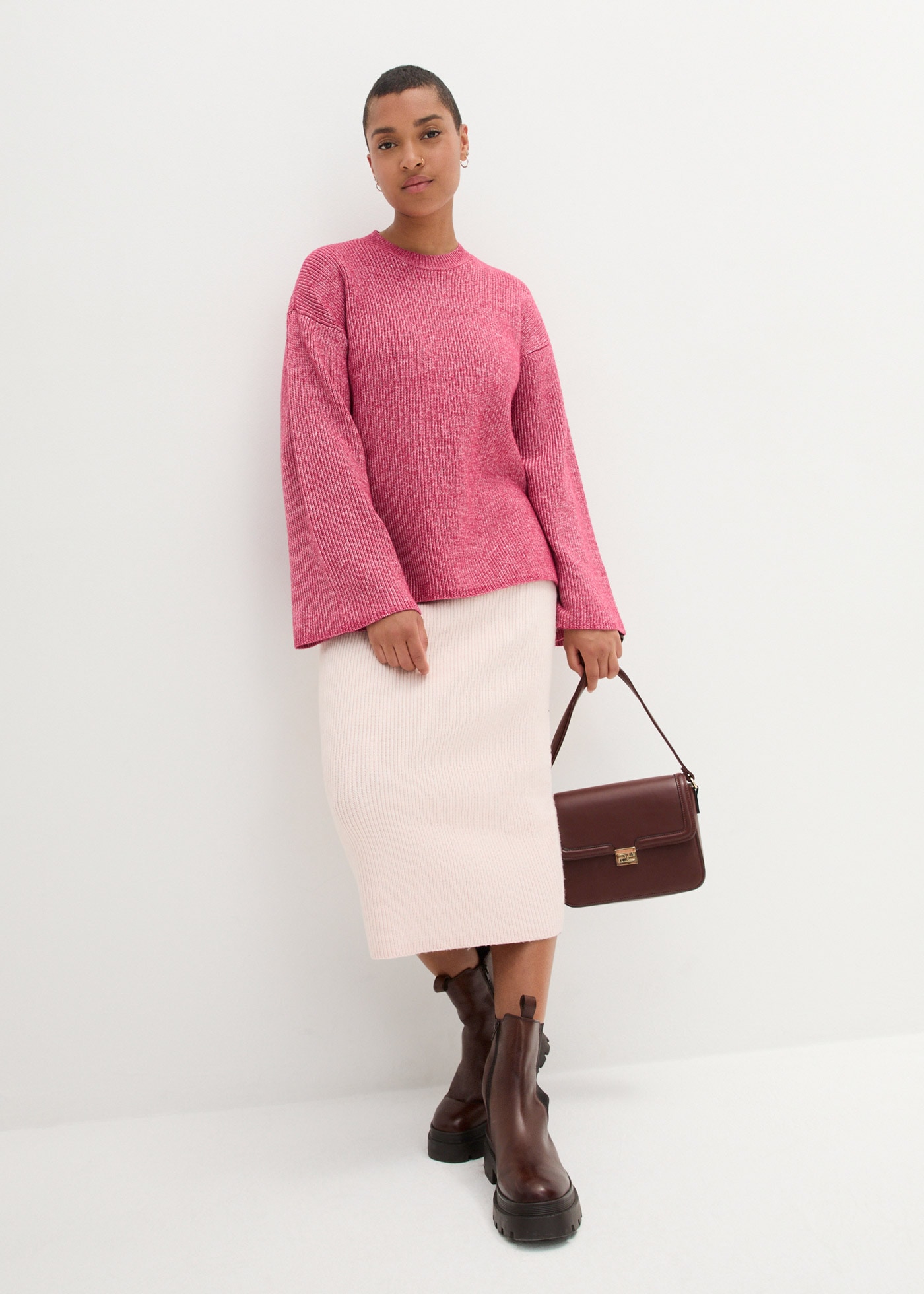 bonprix Pull en tricot